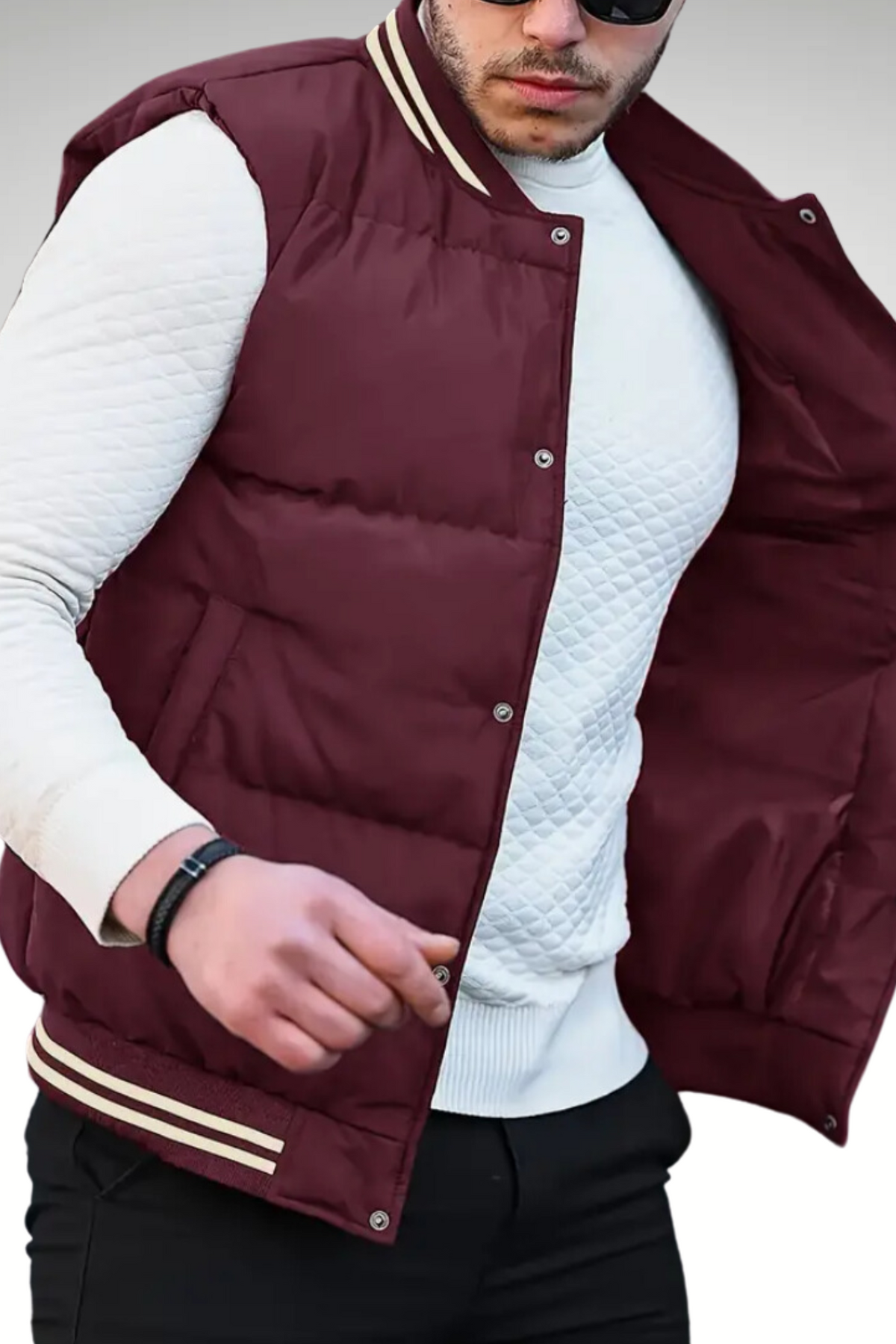 THE KING IS BORN PUFFER VEST