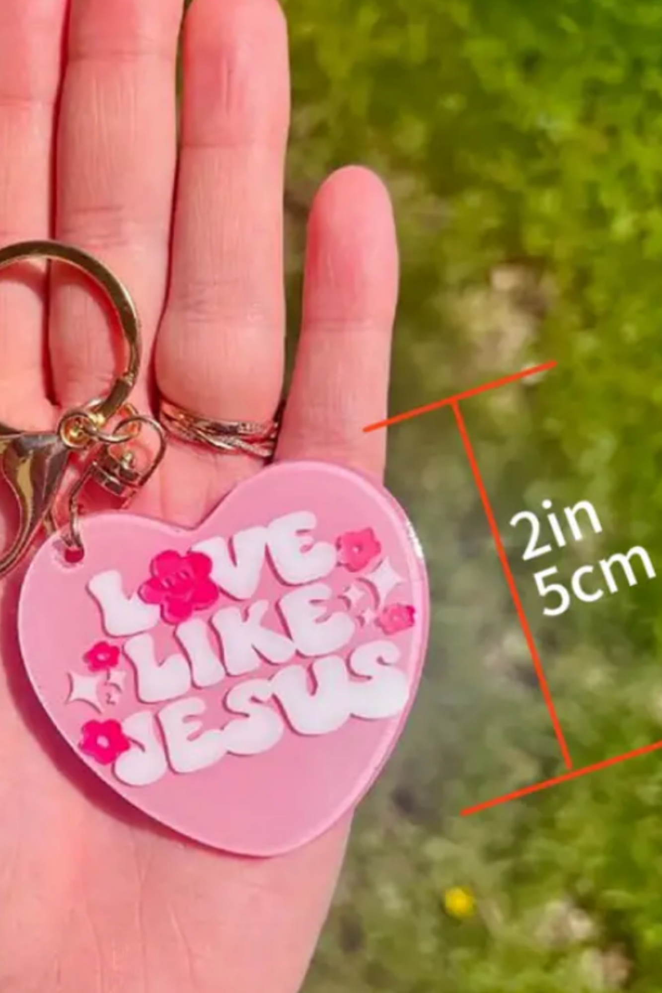 LOVE LIKE JESUS KEY CHAIN