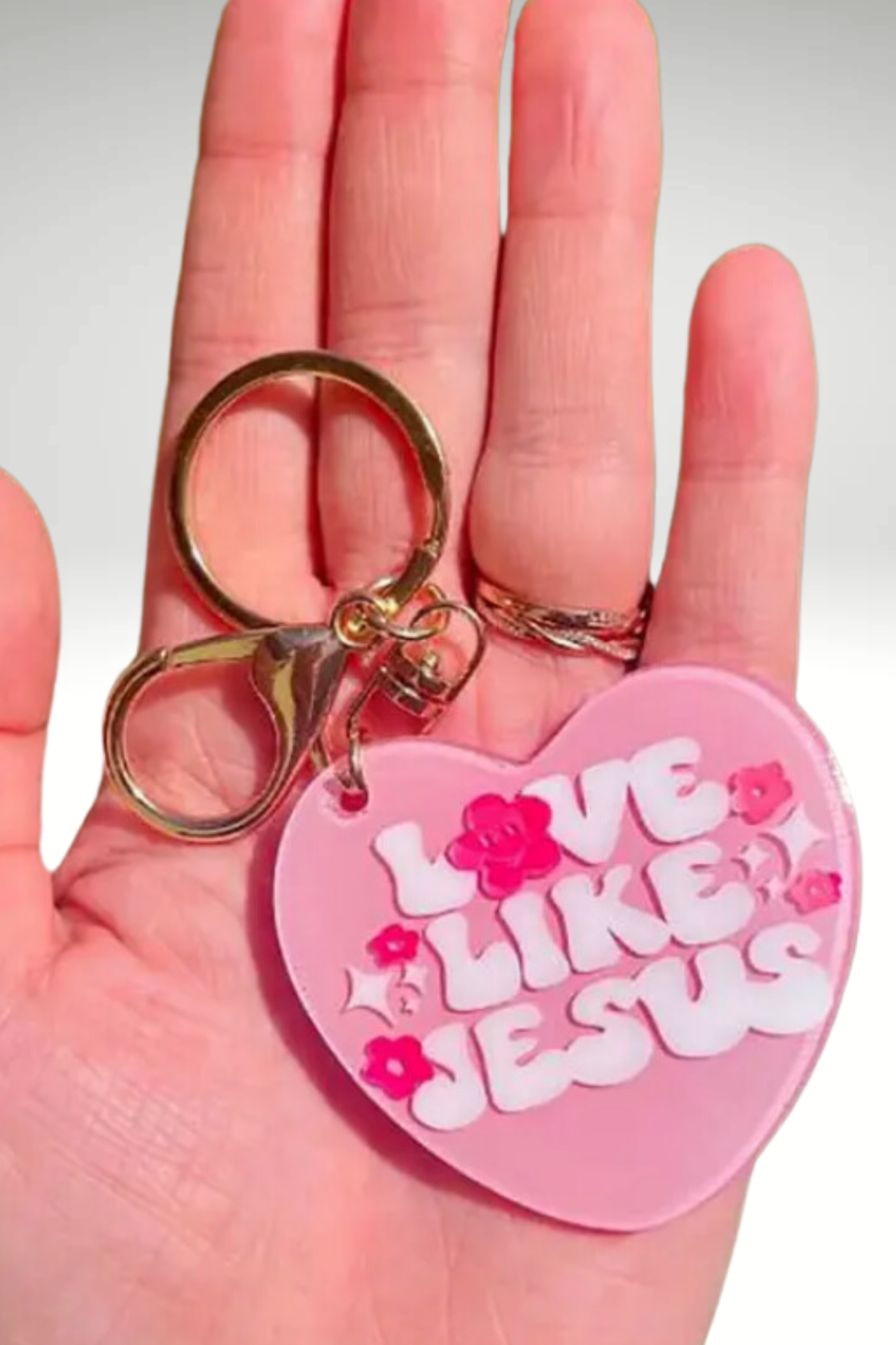 LOVE LIKE JESUS KEY CHAIN
