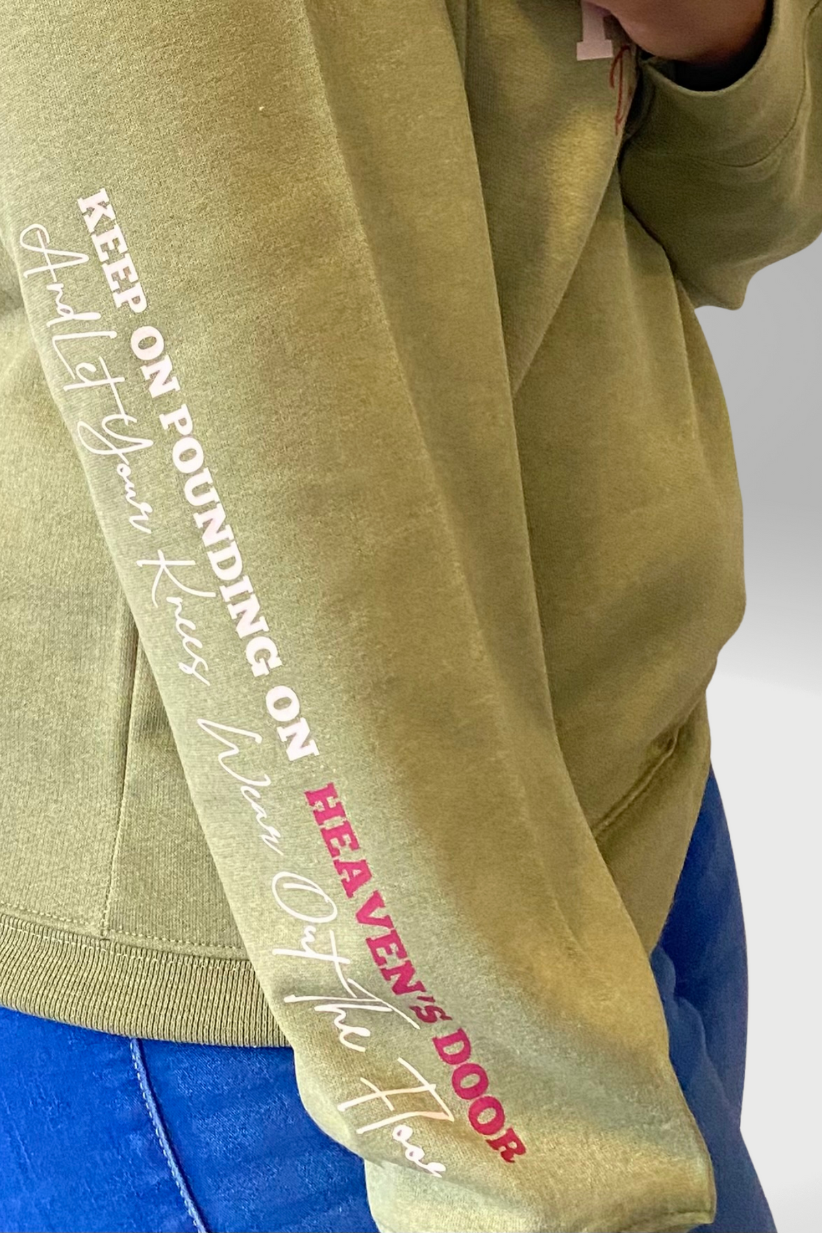 DON'T STOP PRAYING UNISEX SWEATSHIRT