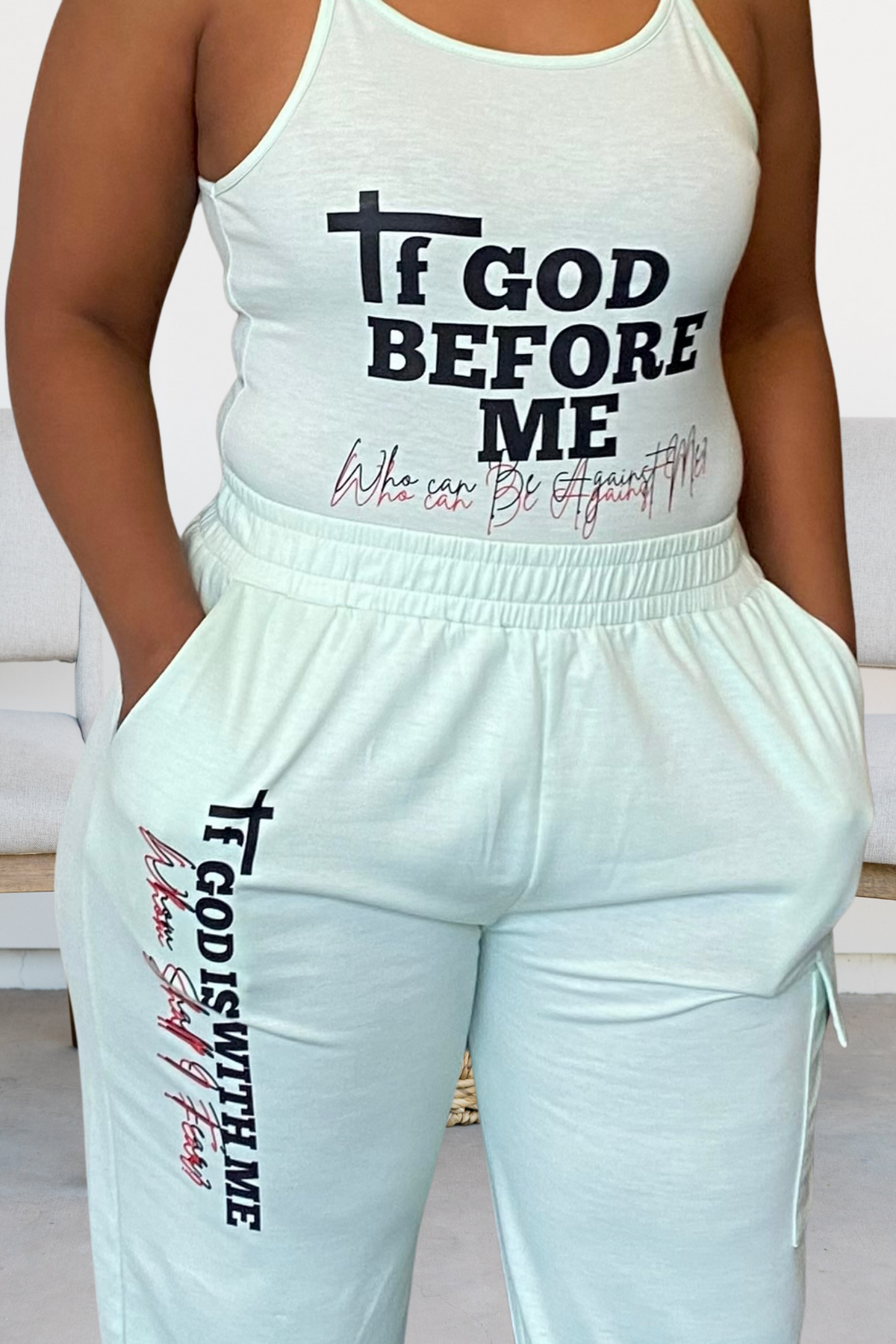 IF GOD BEFORE ME BODYSUIT SET