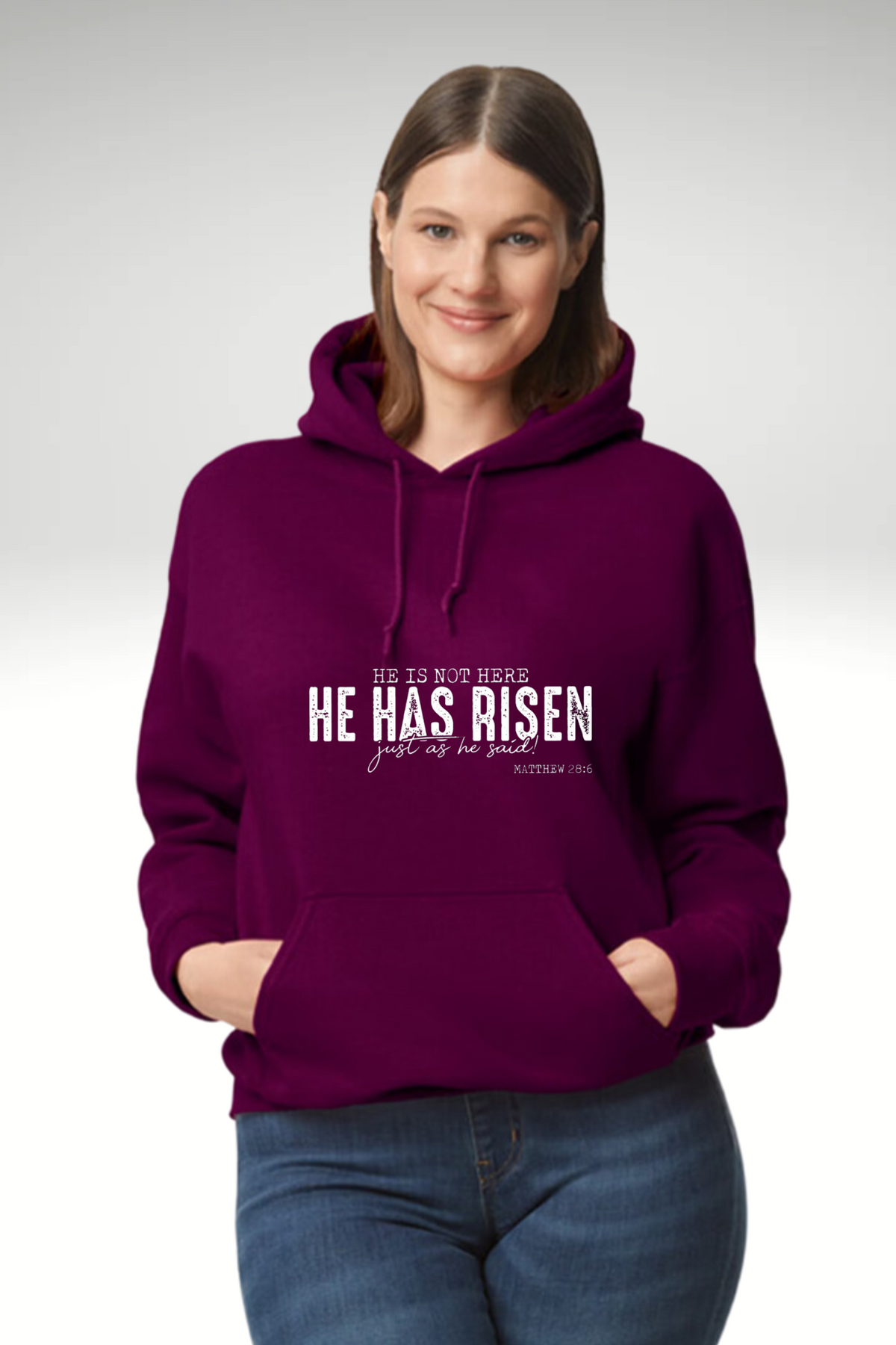 HE HAS RISEN UNISEX HOODIES