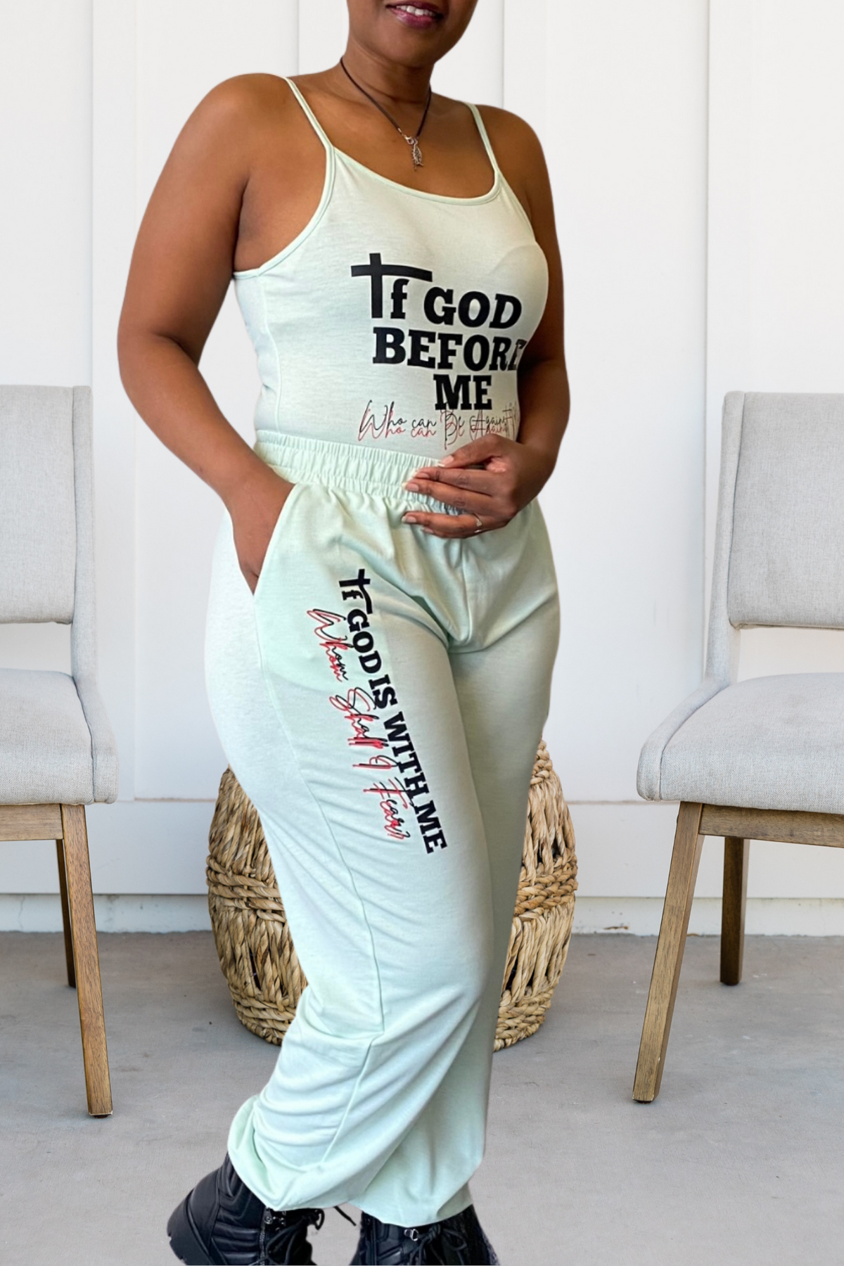 IF GOD BEFORE ME BODYSUIT SET