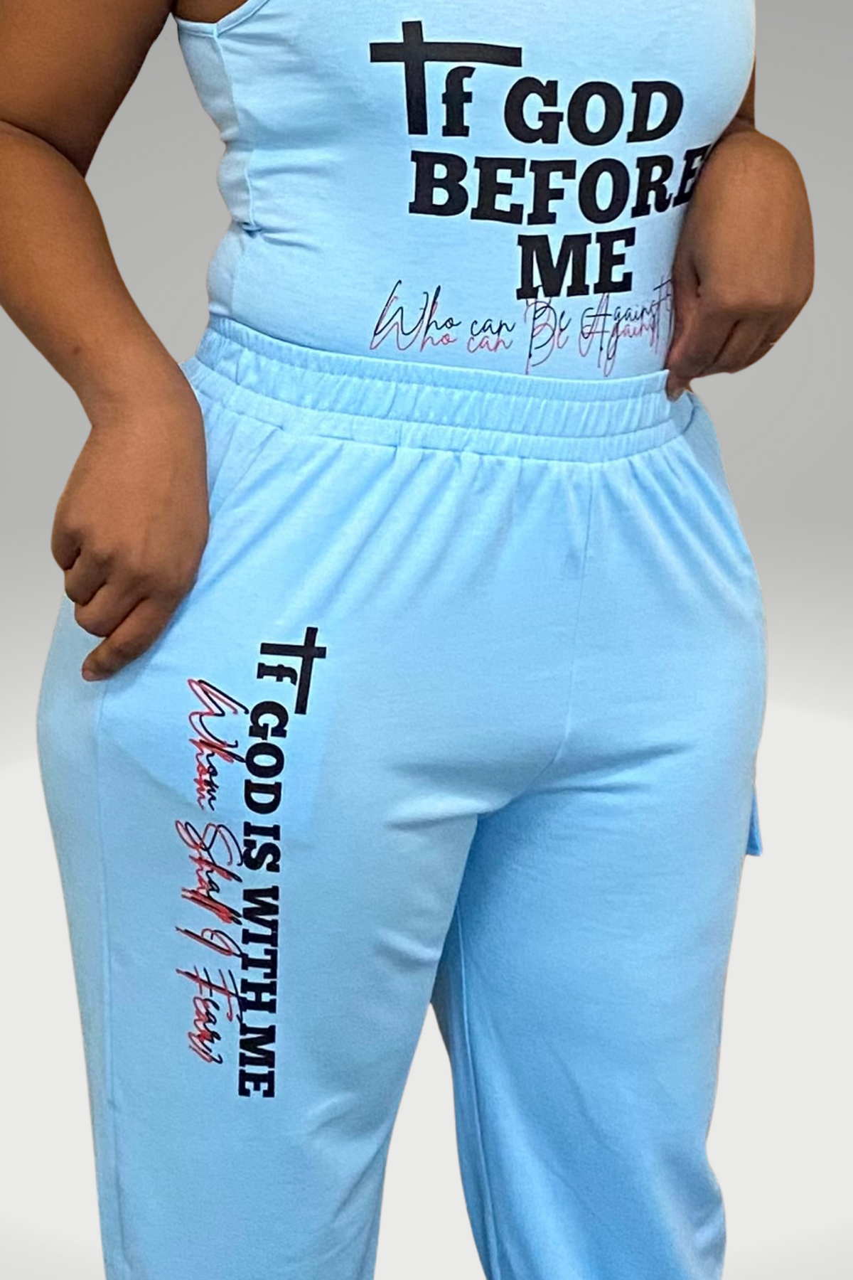 IF GOD BEFORE ME BODYSUIT SET