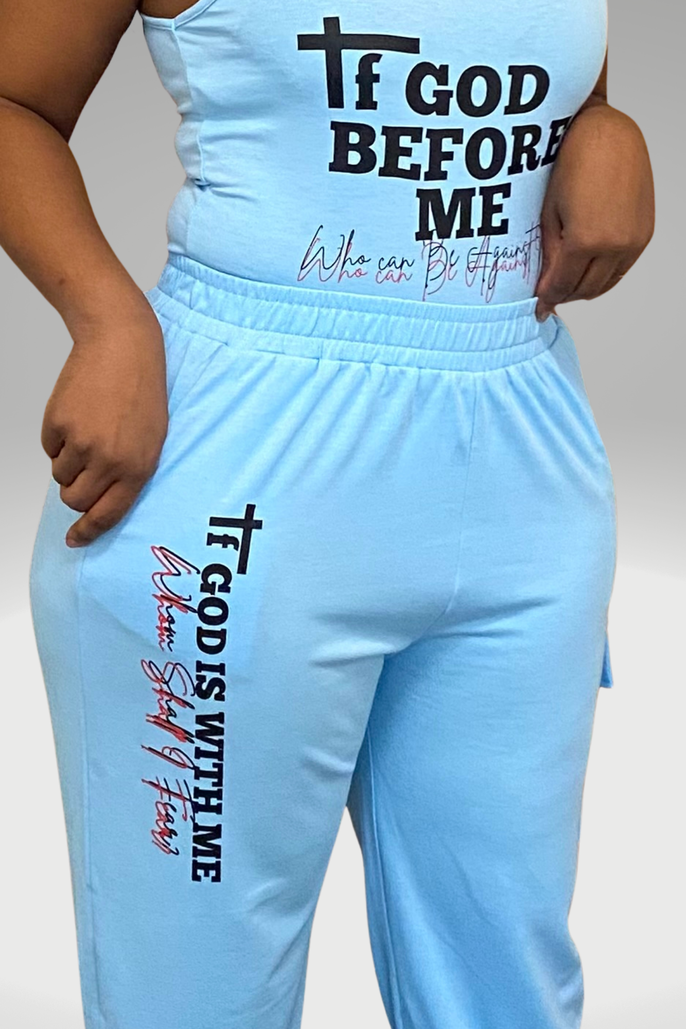 IF GOD BEFORE ME BODYSUIT SET