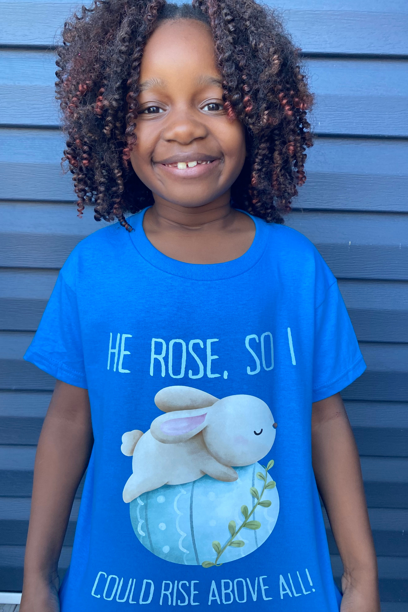 HE ROSE SO I COULD RISE KIDS T-SHIRT