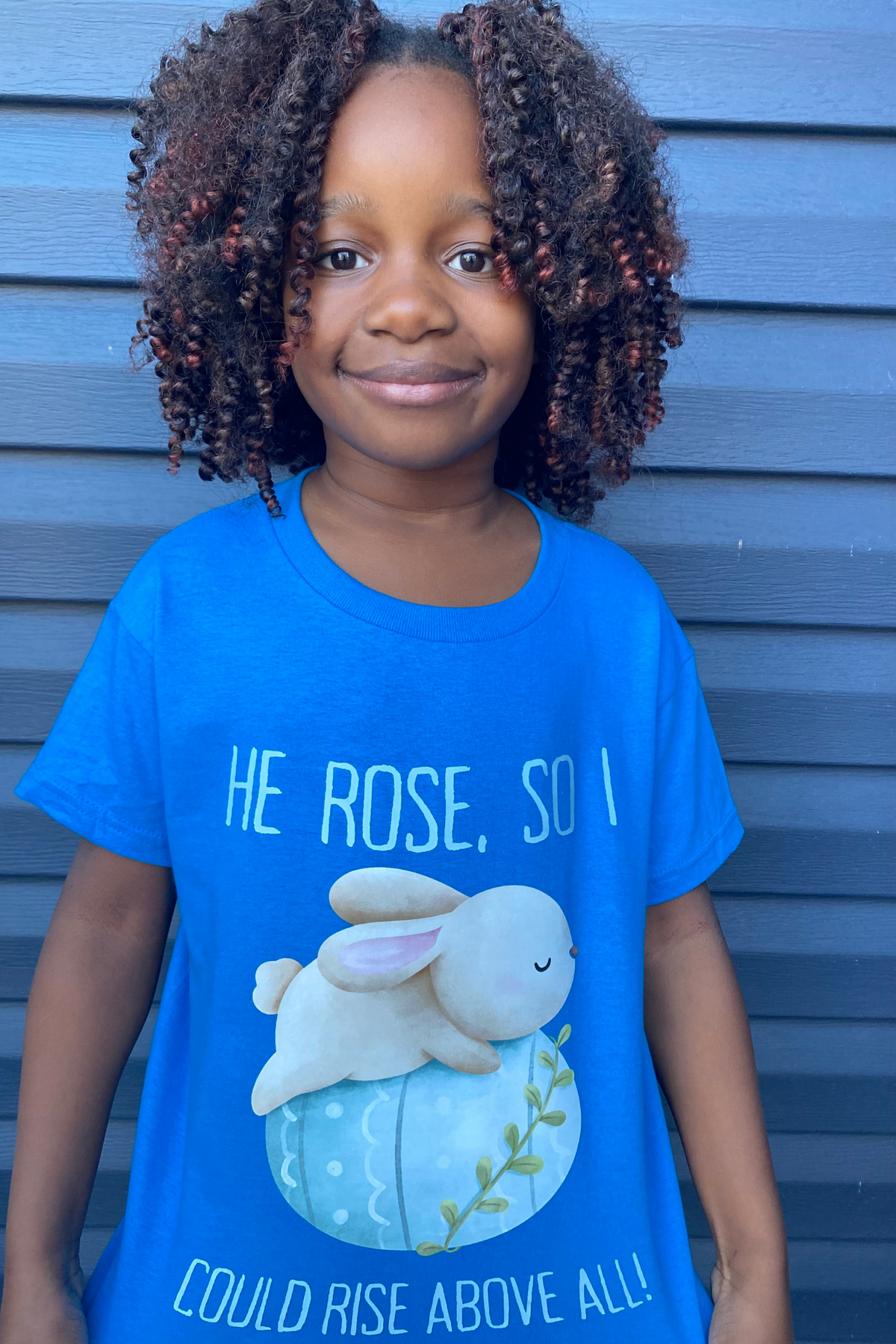 HE ROSE SO I COULD RISE KIDS T-SHIRT
