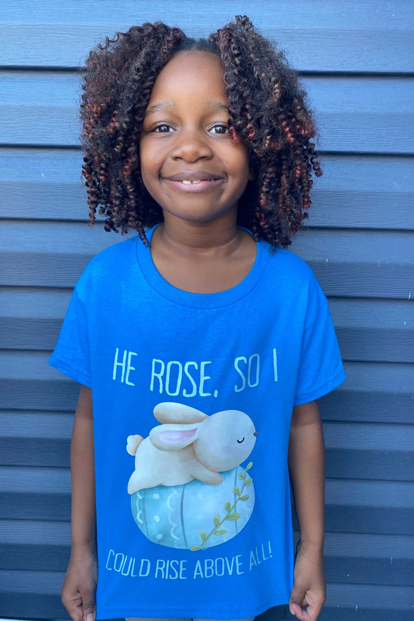 HE ROSE SO I COULD RISE KIDS T-SHIRT