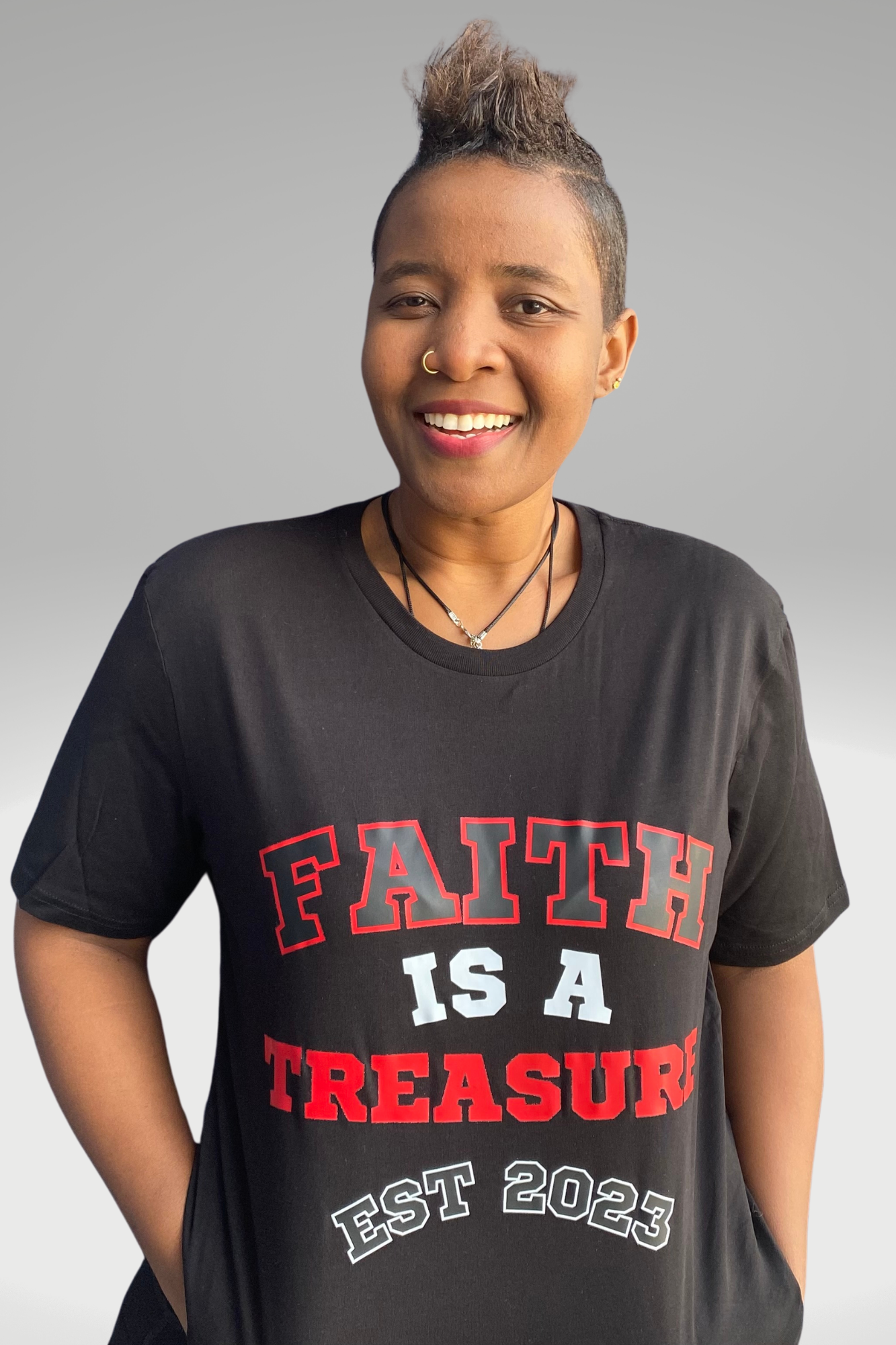 FAITH IS A TREASURE EST T-SHIRT