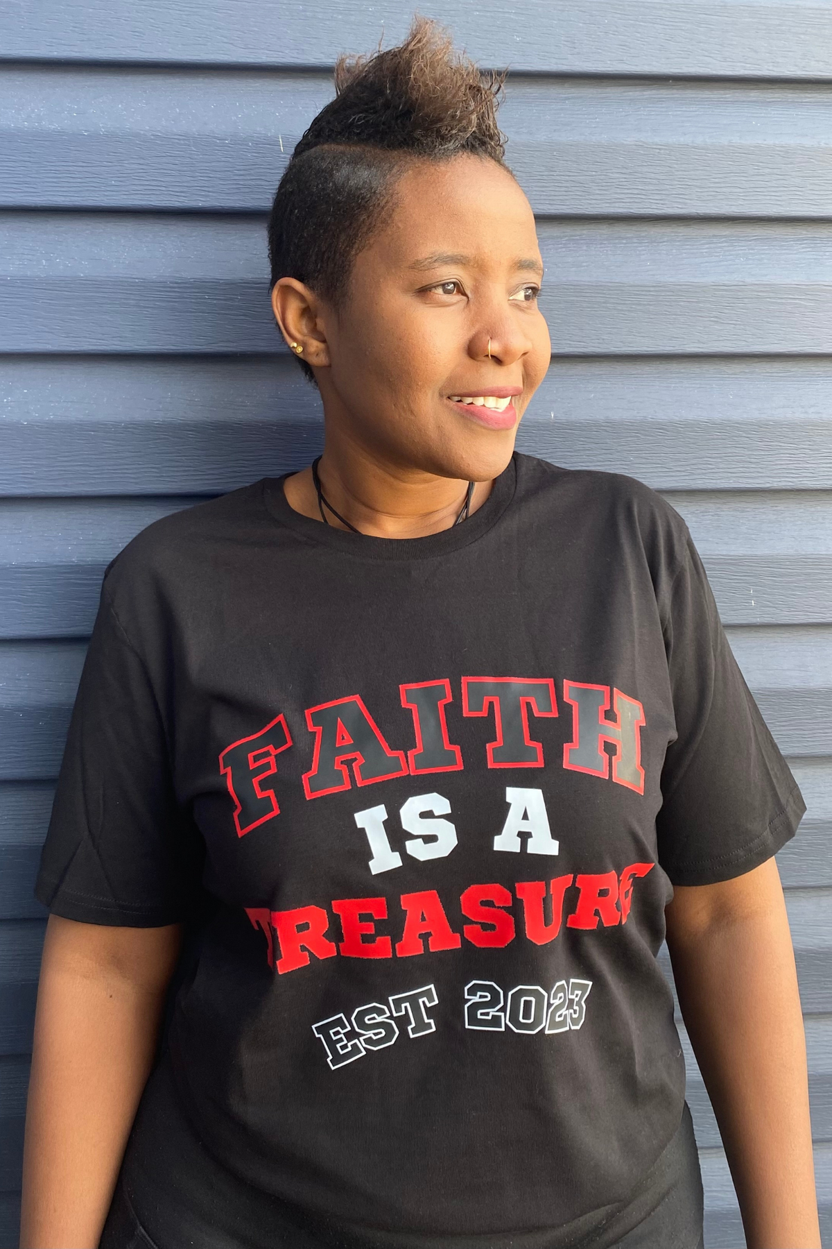 FAITH IS A TREASURE EST T-SHIRT