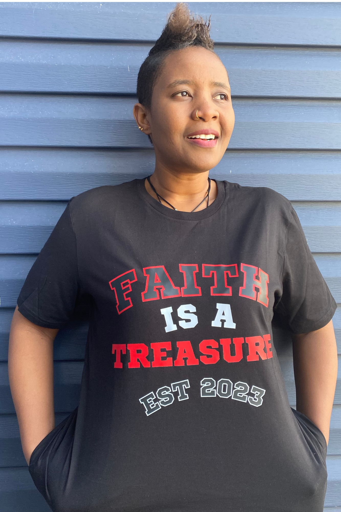 FAITH IS A TREASURE EST T-SHIRT