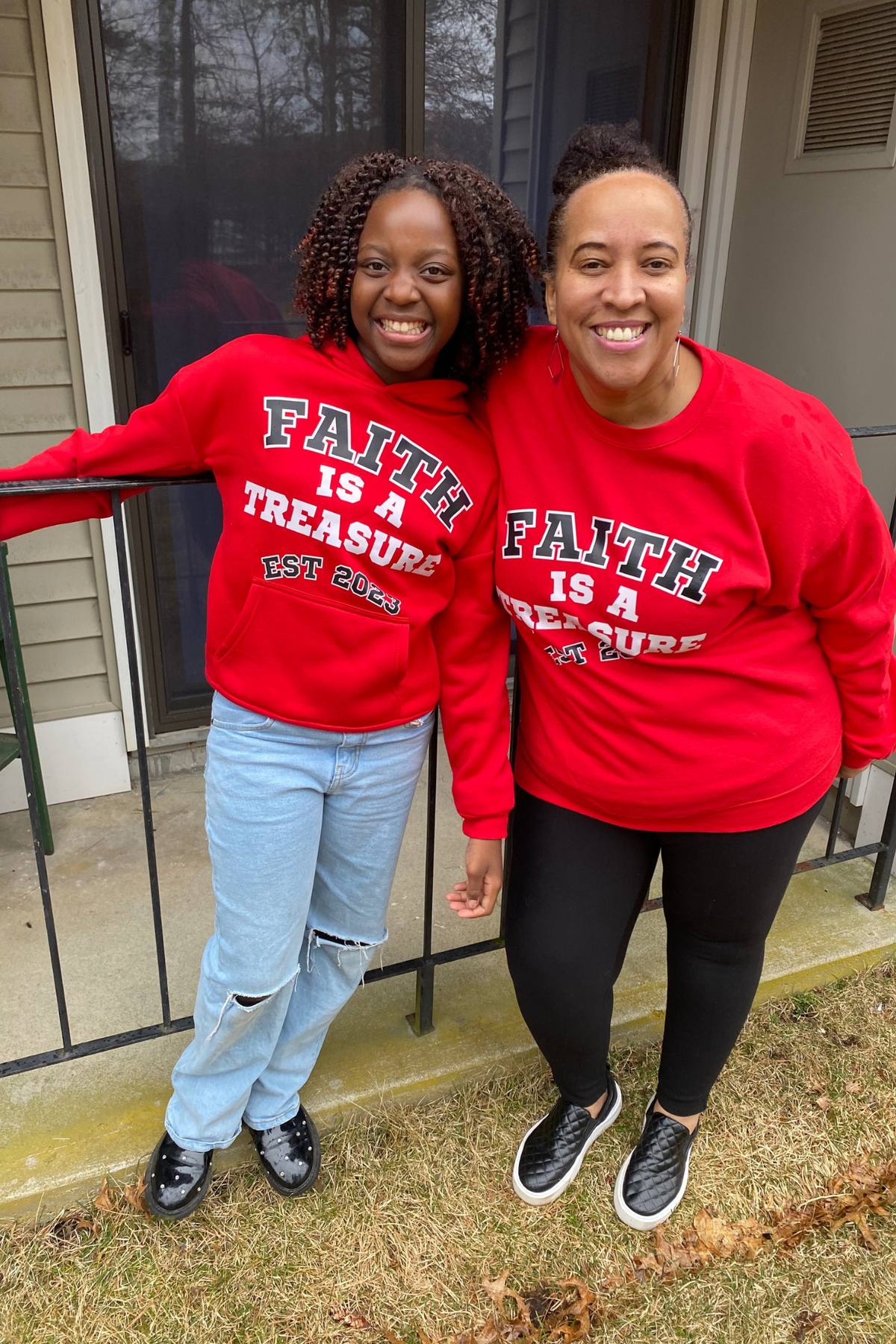 FAITH IS A TREASURE EST KIDS HOODIE
