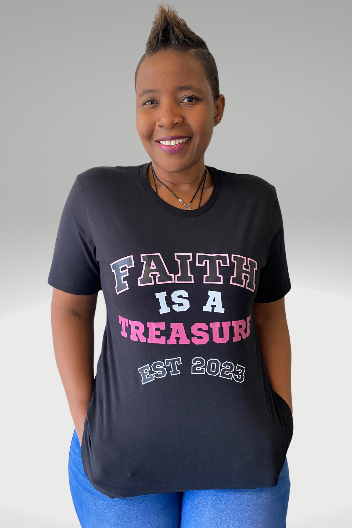 FAITH IS A TREASURE EST T-SHIRT