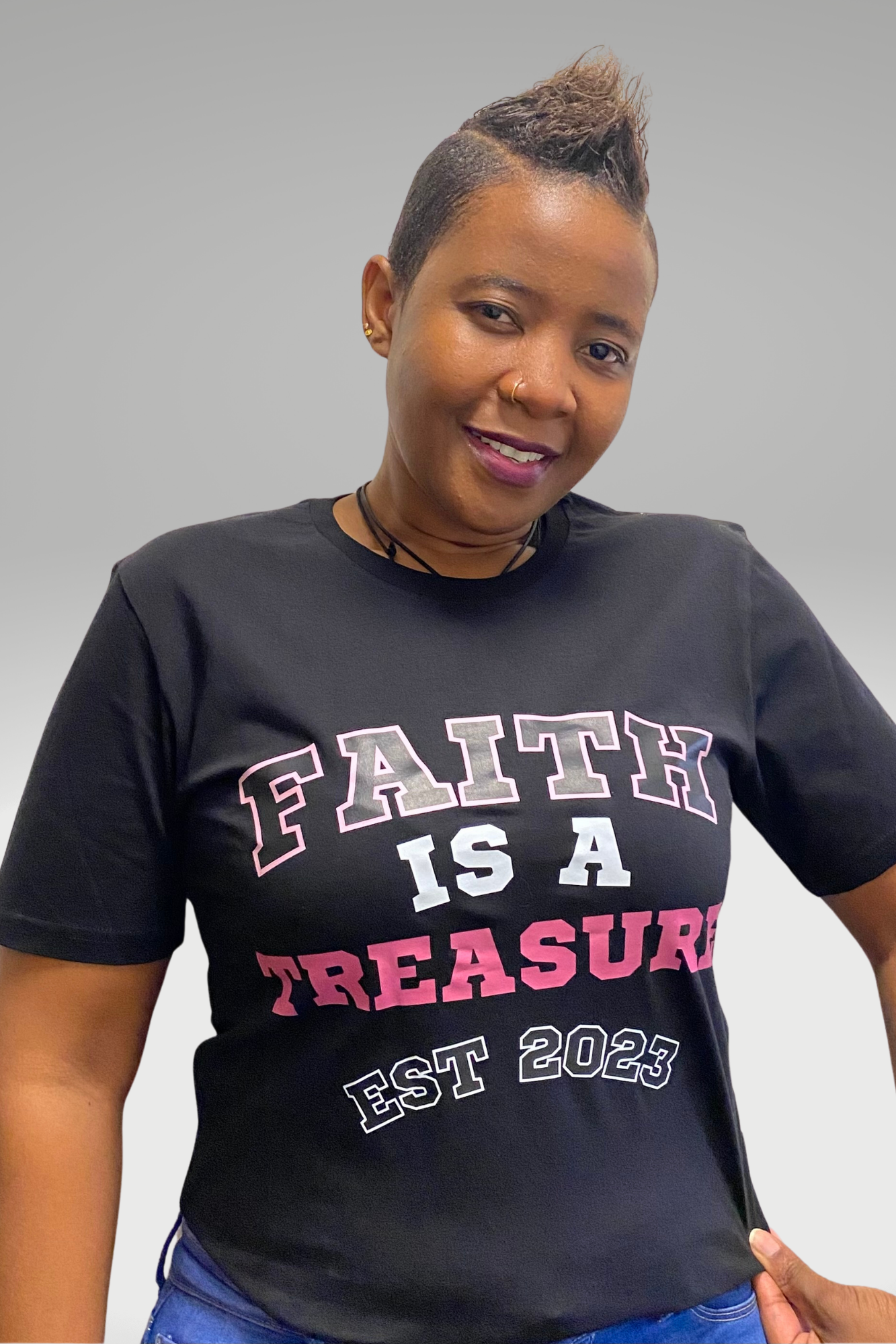 FAITH IS A TREASURE EST T-SHIRT