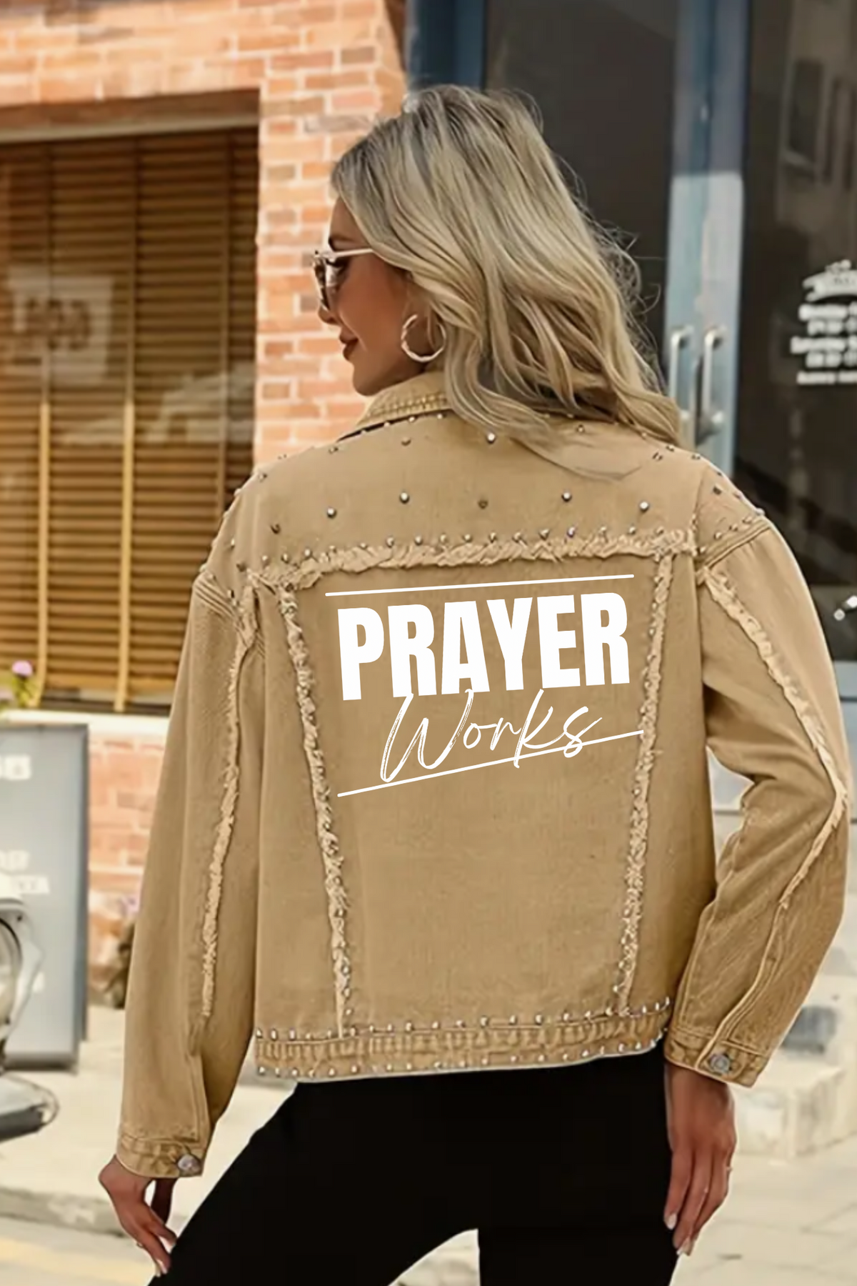 PRAYER WORKS STUD DENIM JACKET