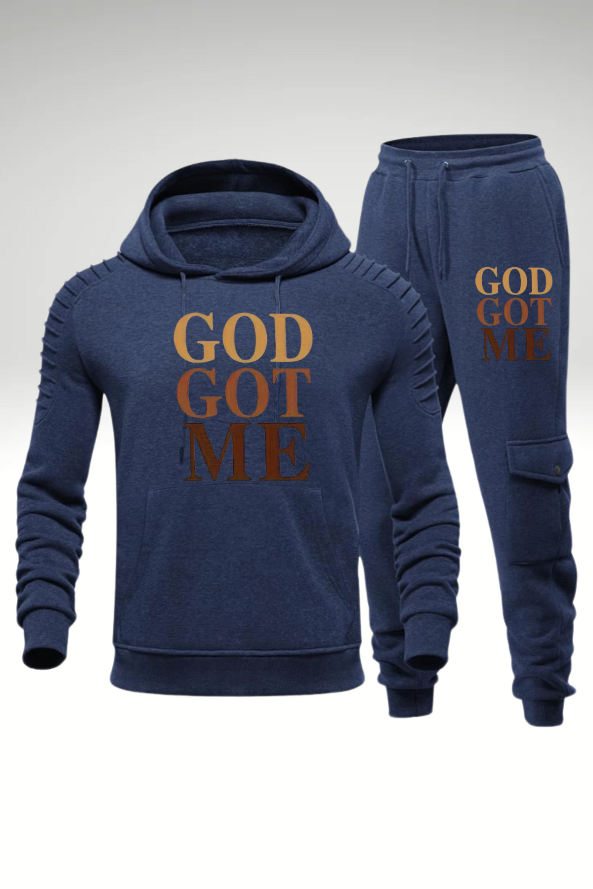 GOD GOT ME JOGGERS HOODIE SET