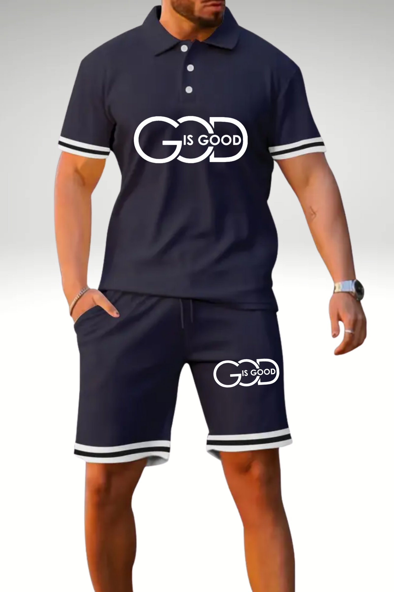 GOD IS GOOD SHORT SET