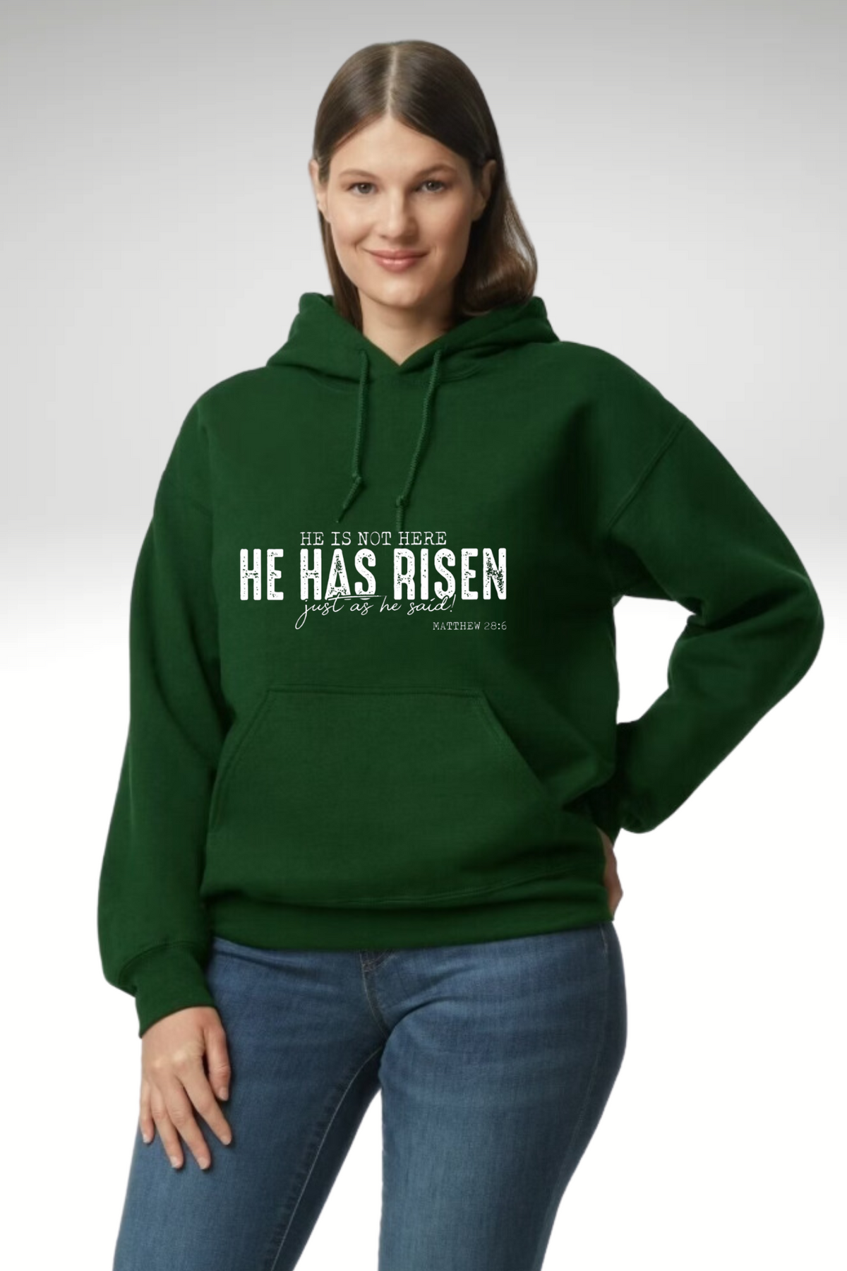 HE HAS RISEN UNISEX HOODIES