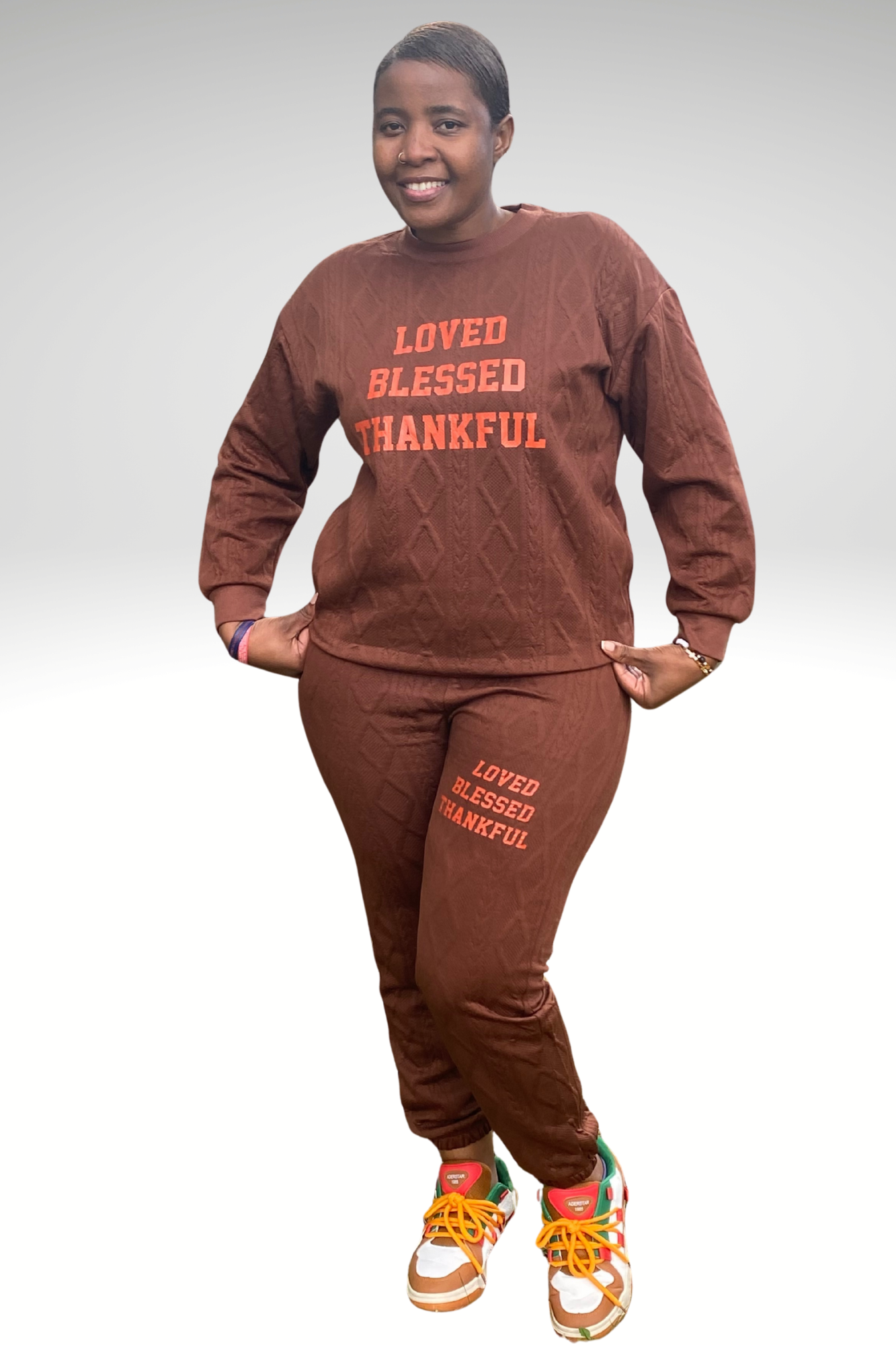 LOVED BLESSED THANKFUL JERSEYS