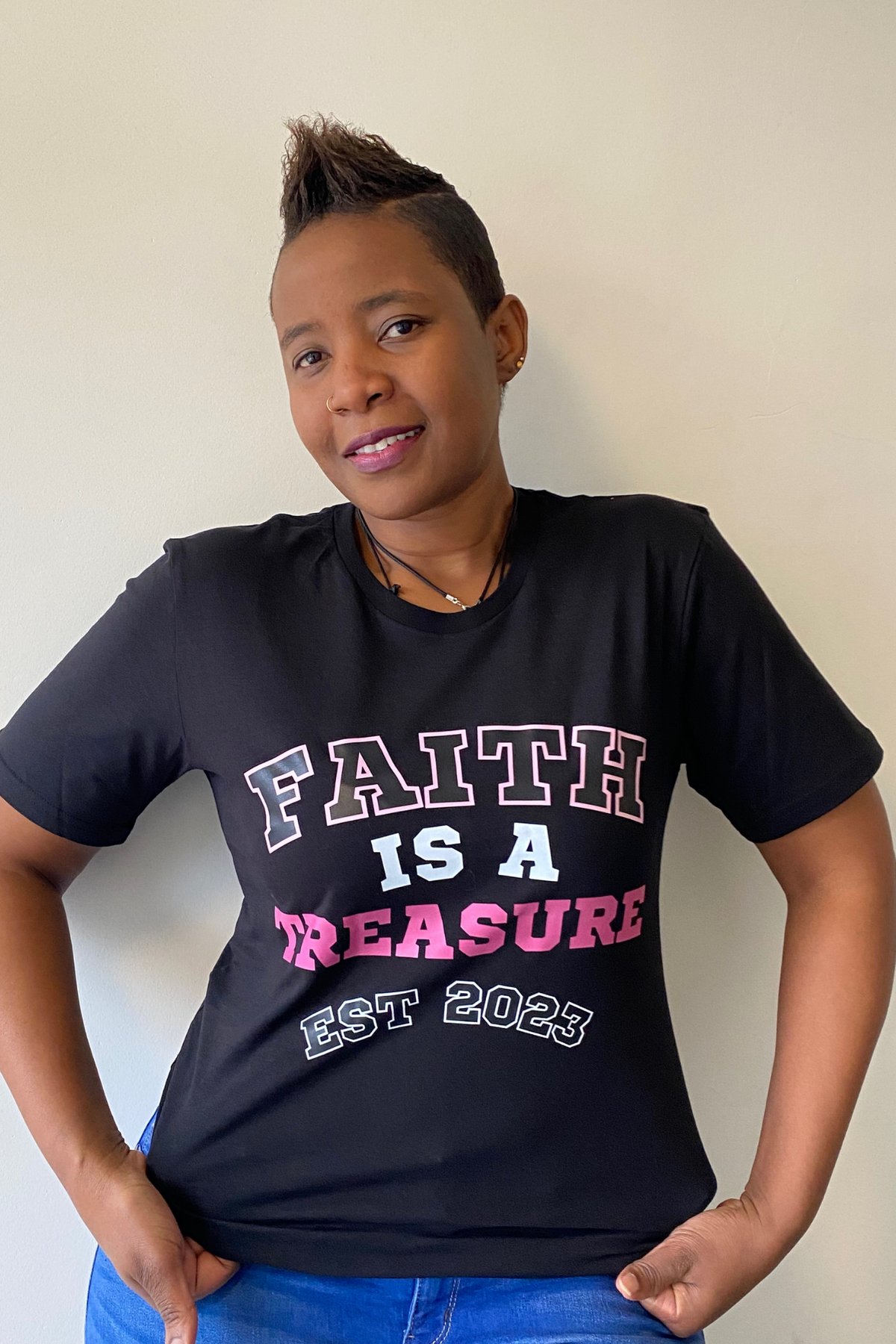 FAITH IS A TREASURE EST T-SHIRT