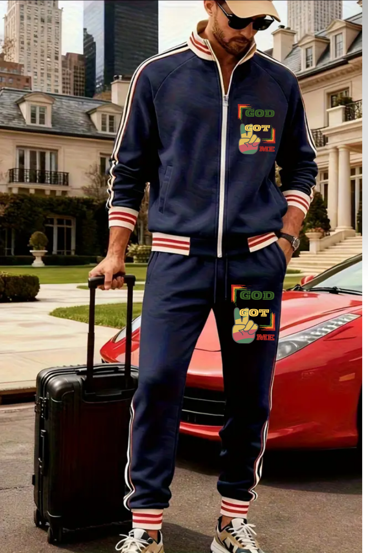 GOD GOT ME COLLAR SET