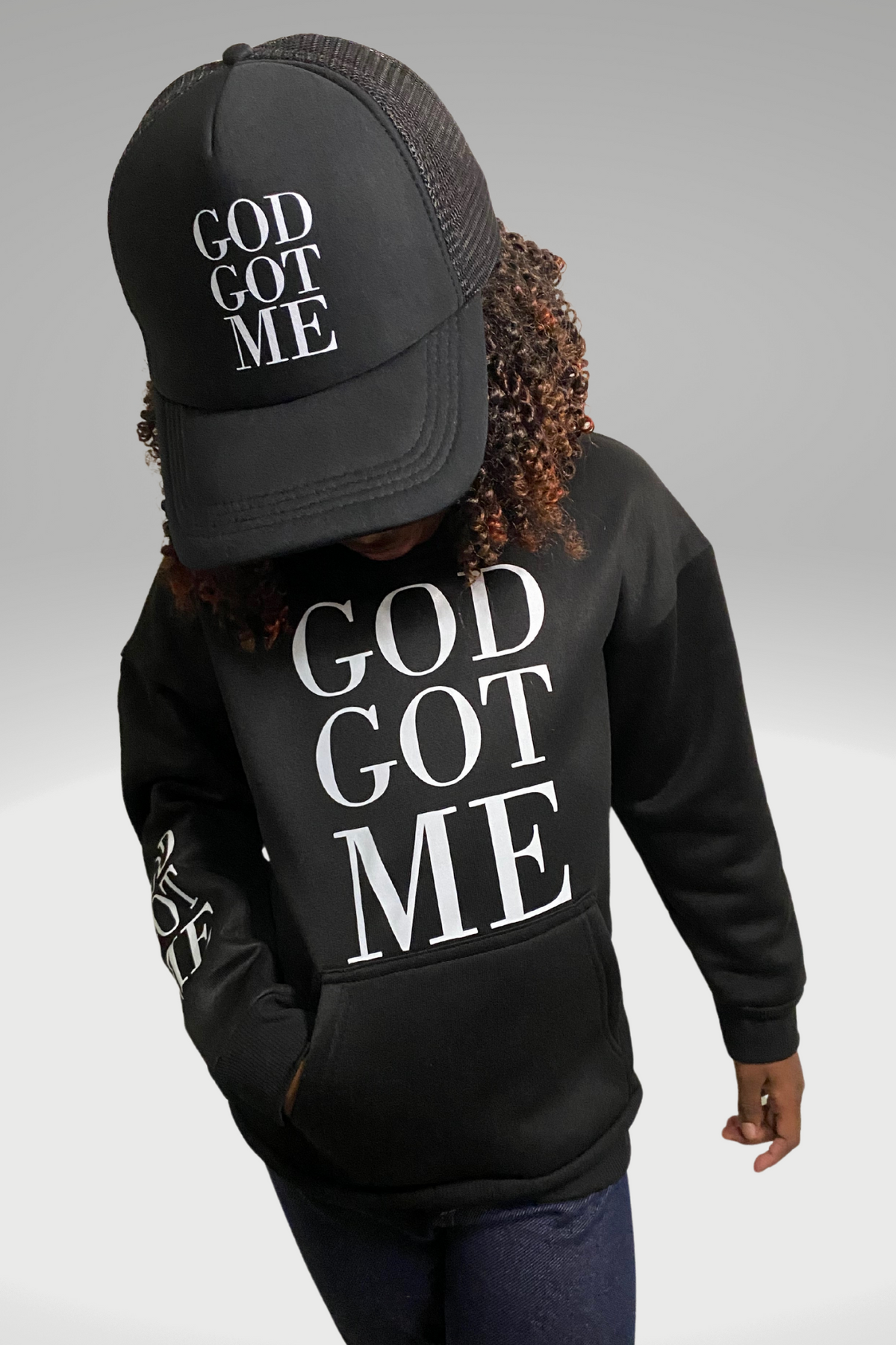 GOD GOT ME GIRLS HOODIE