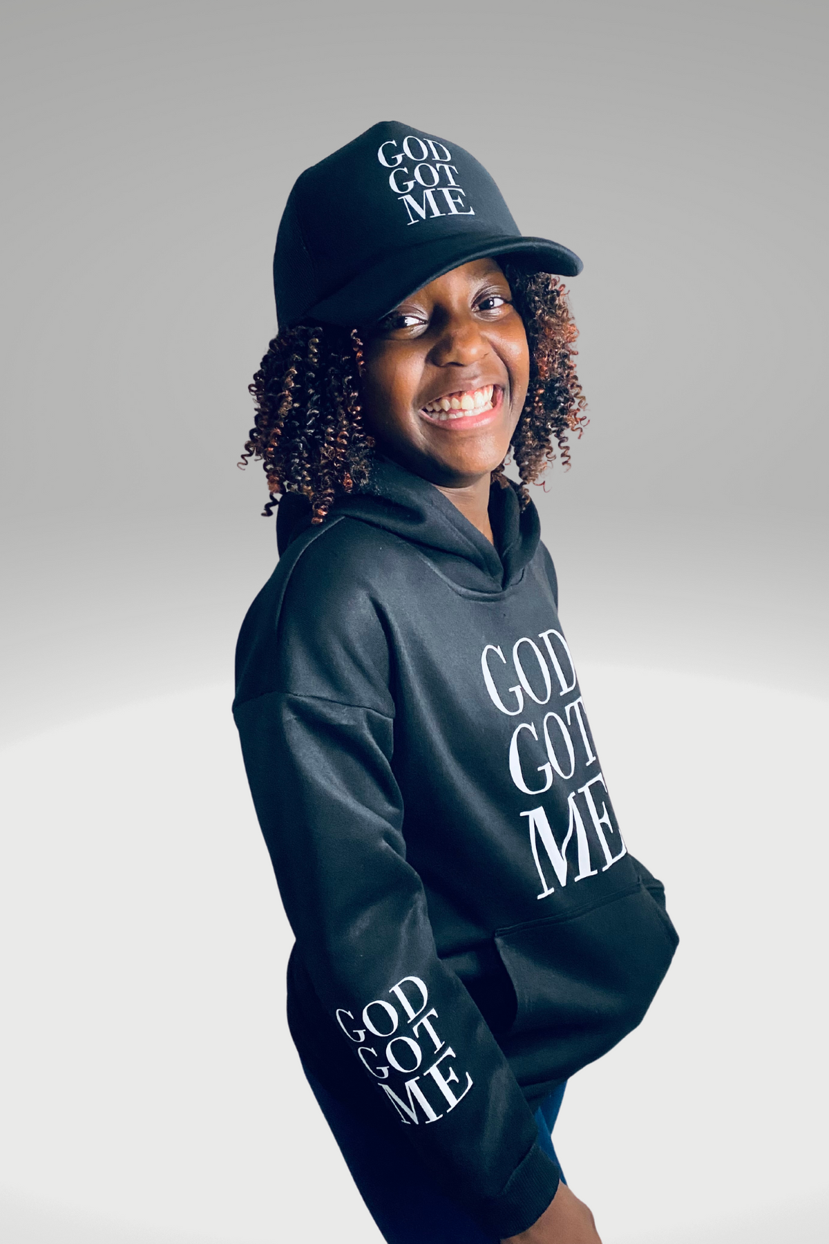 GOD GOT ME GIRLS HOODIE