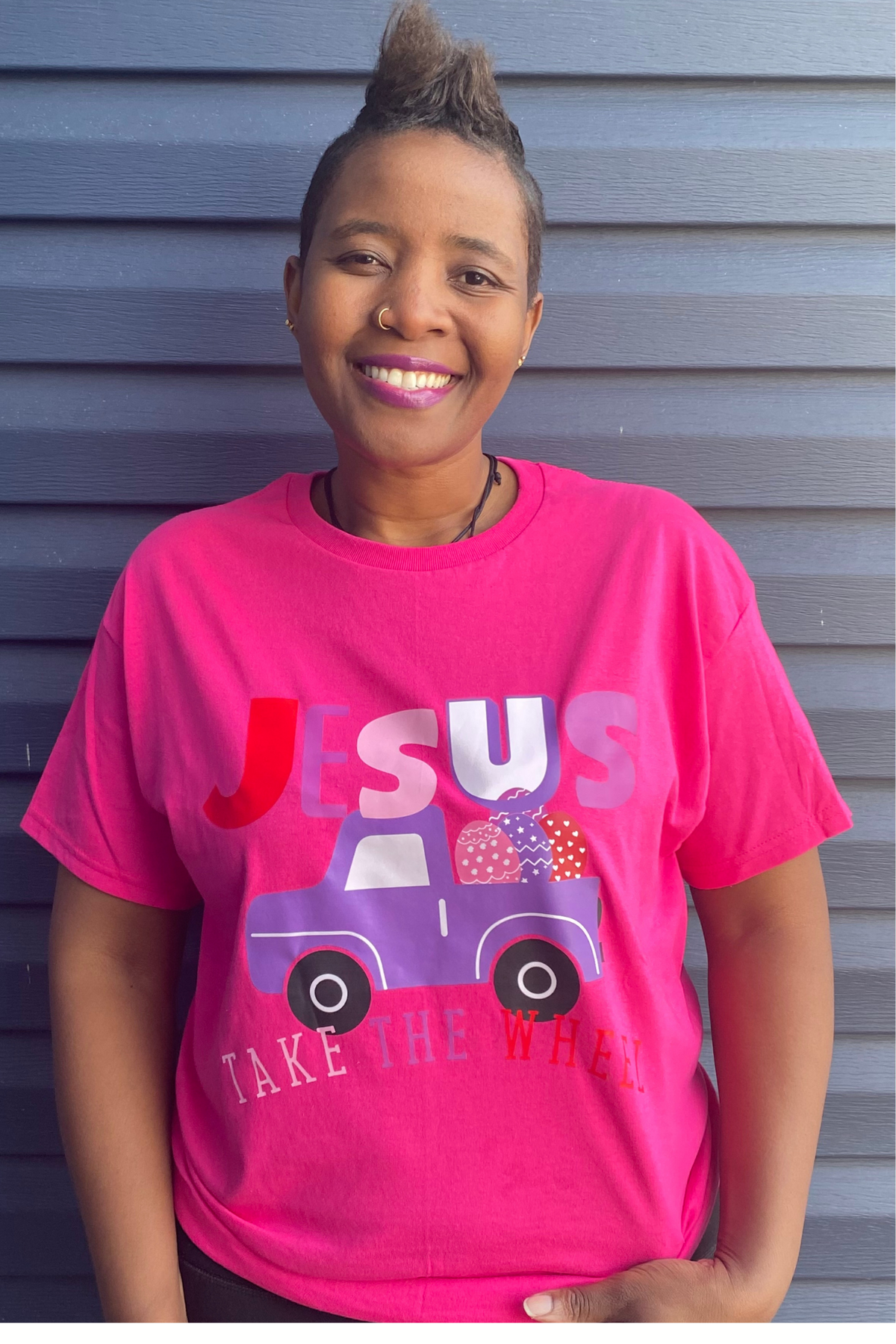 JESUS TAKE THE WHEEL T-SHIRT