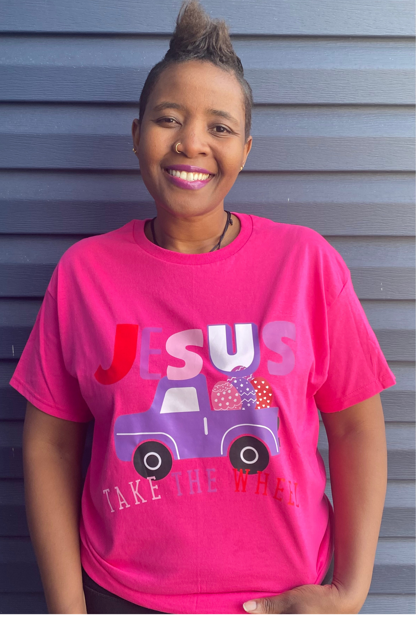 JESUS TAKE THE WHEEL T-SHIRT