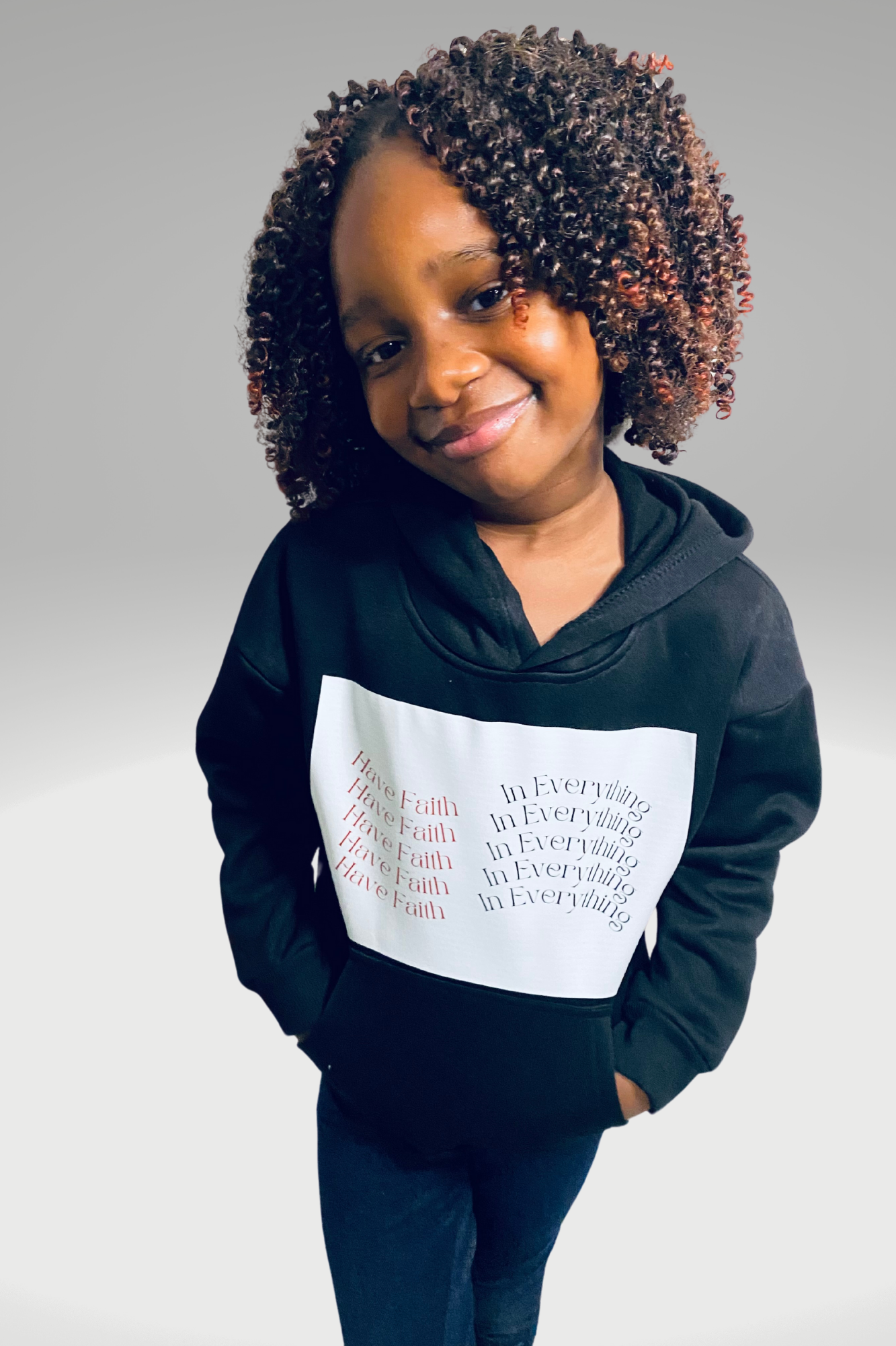 HAVE FAITH IN EVERYTHING GIRLS HOODIE