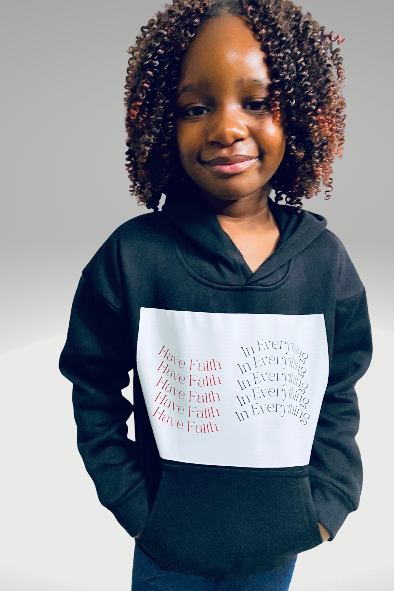 HAVE FAITH IN EVERYTHING GIRLS HOODIE