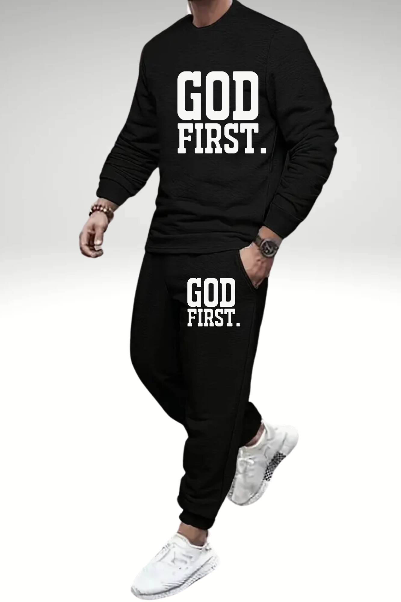 GOD FIRST JOGGERS SETS