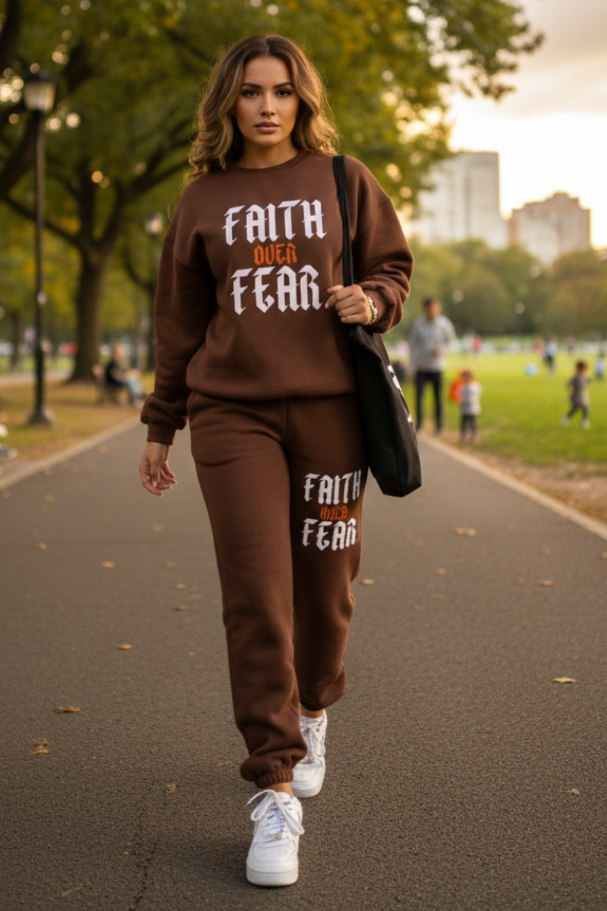 FAITH OVER FEAR SWEATSHIRT SETS