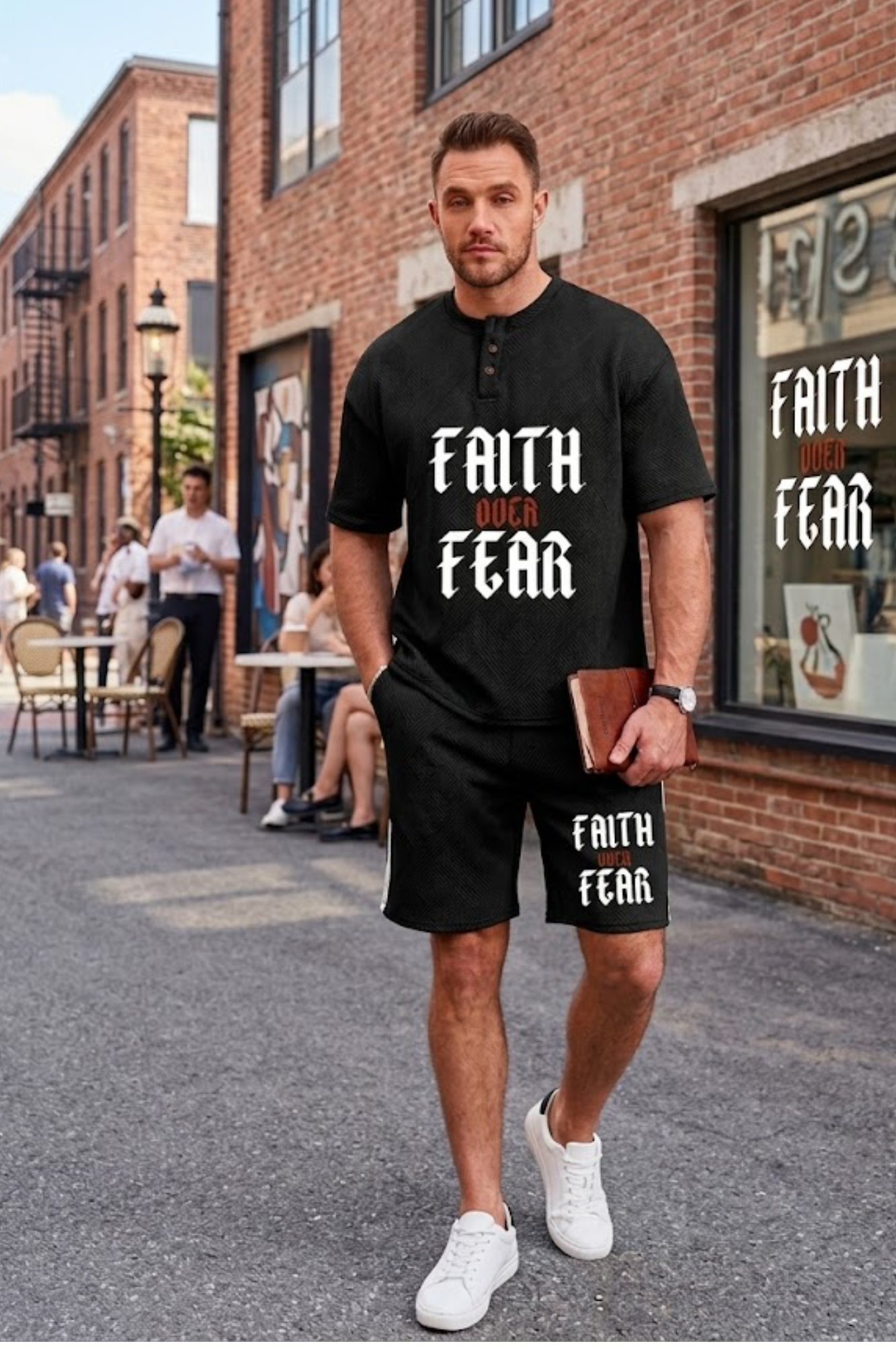 FAITH OVER FEAR SHORT SETS