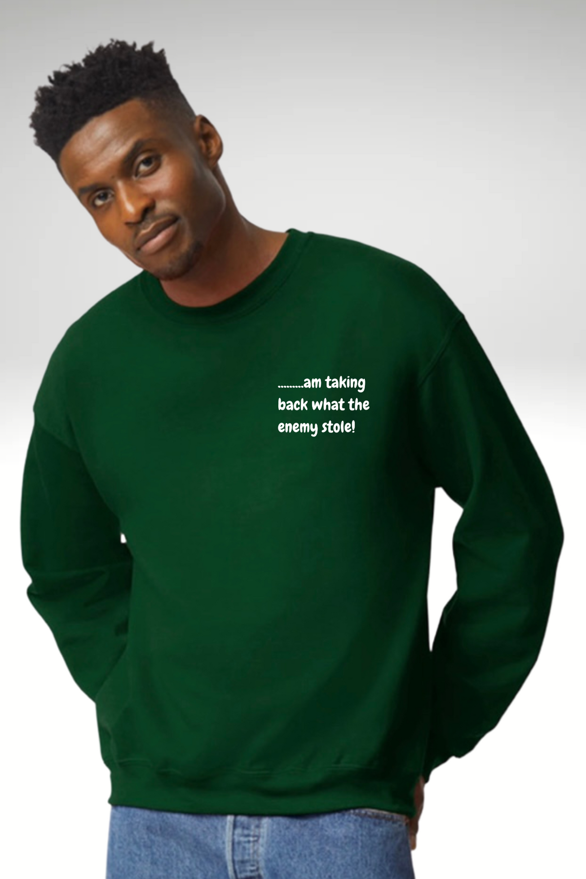 TAKING BACK WHAT THE ENEMY STOLE SWEATSHIRT