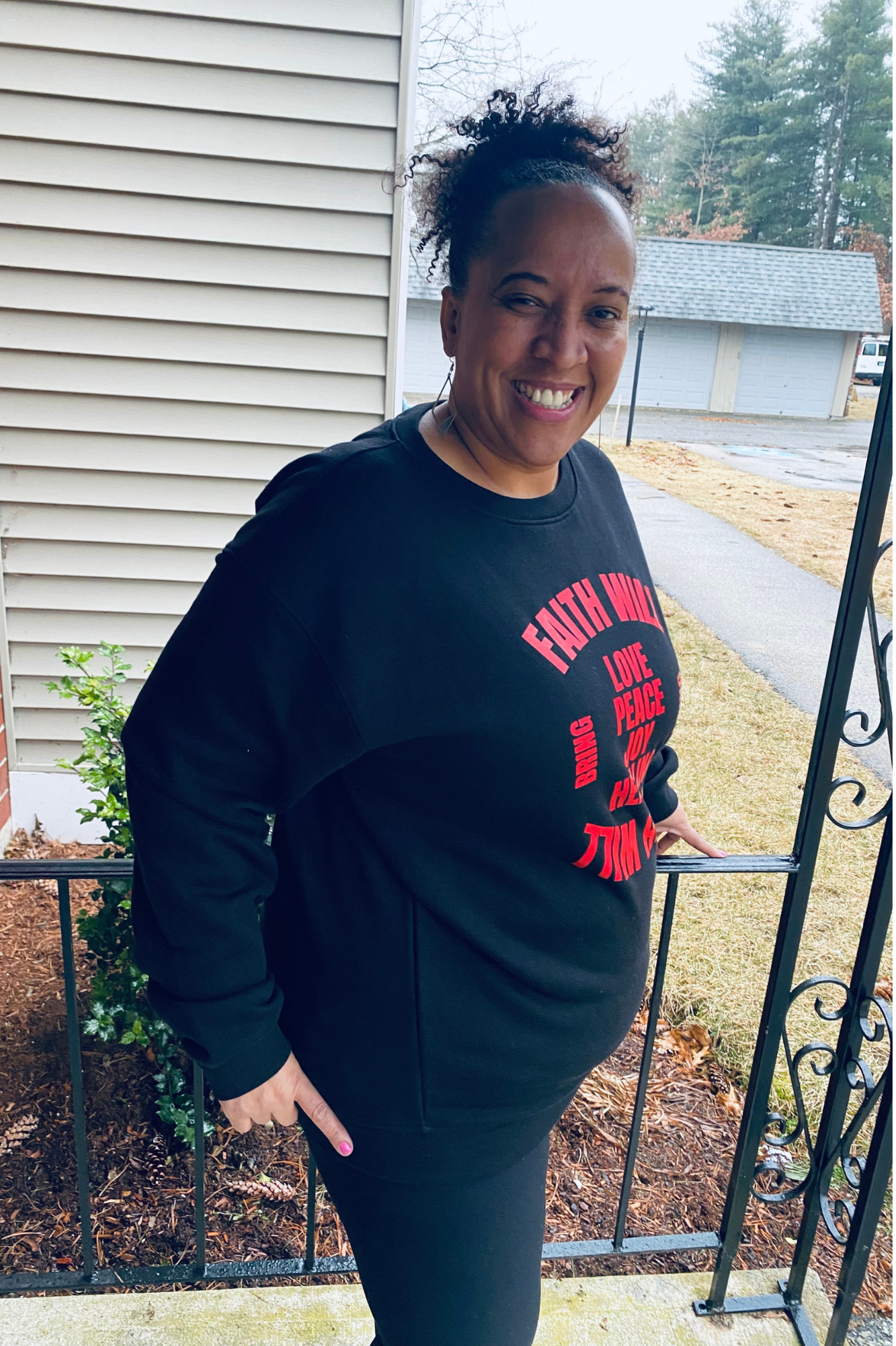 FAITH WILL BRING RED SWEATSHIRT