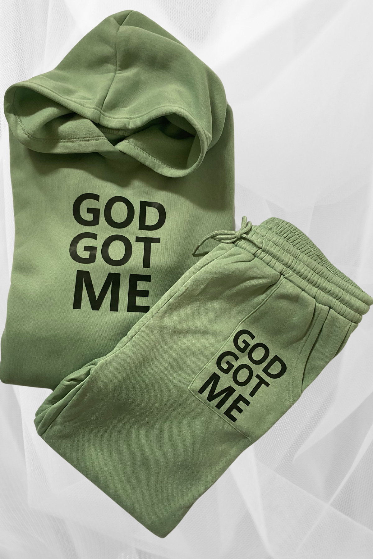 GOD GOT ME 2 PIECE JOGGERS SET