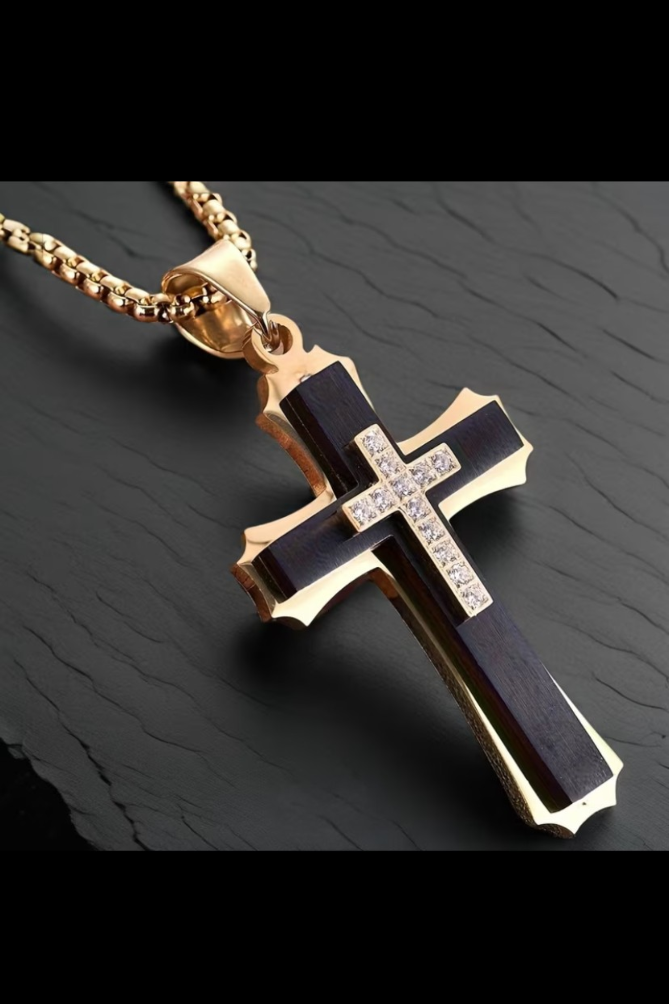 MENS CROSS NECKLACE