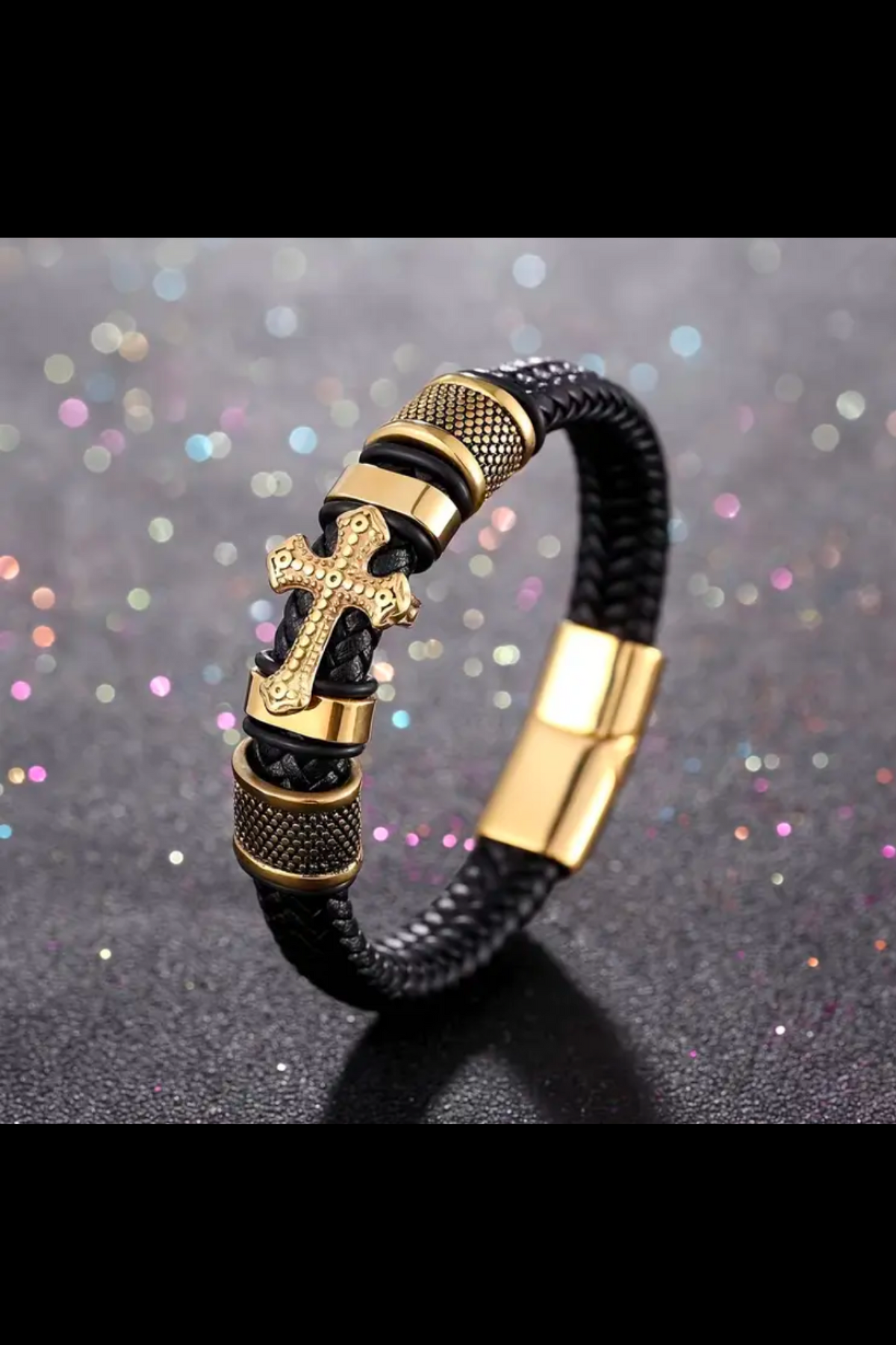 FAITHFUL ELEGANCE CROSS BRACELET