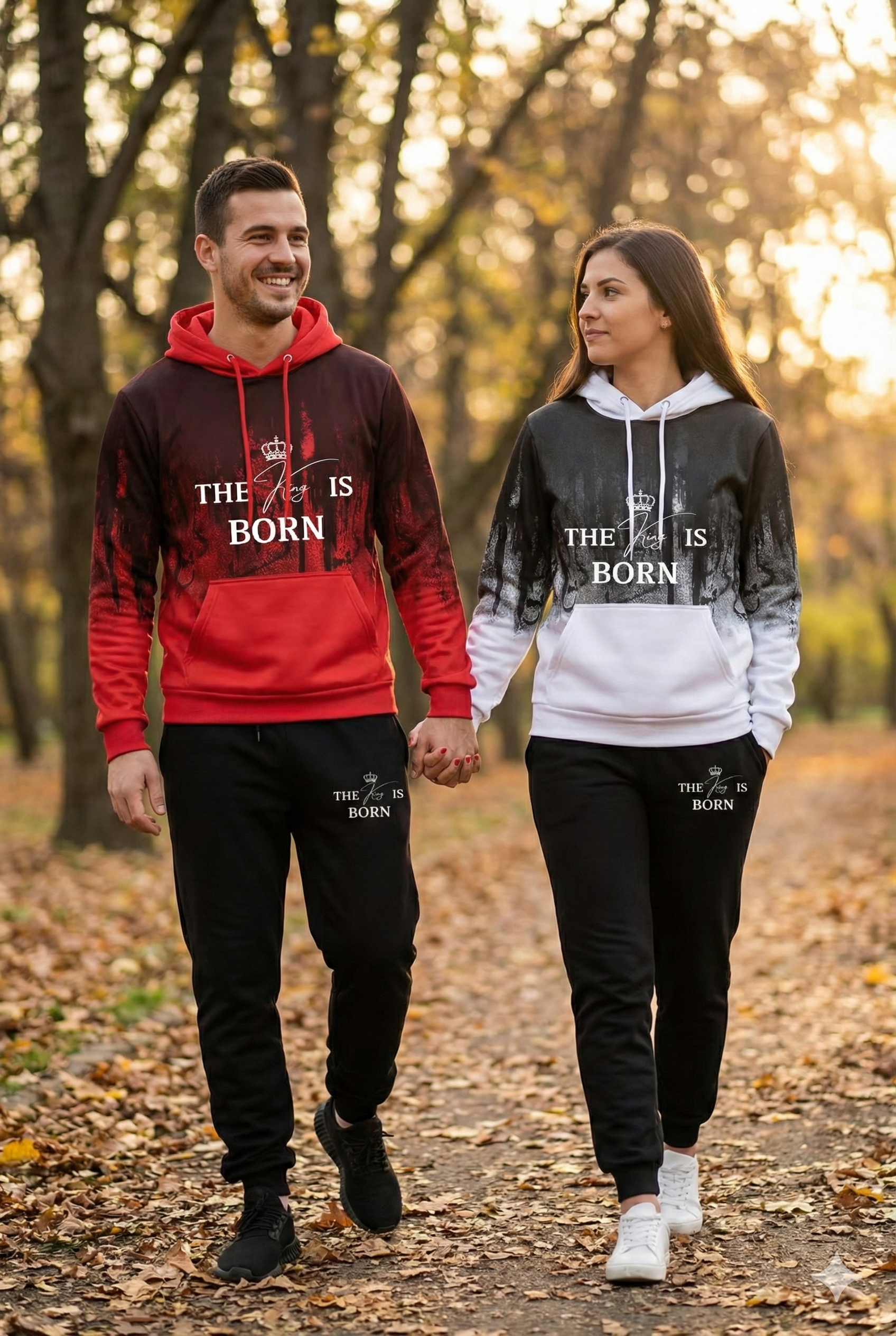 THE KING IS BORN HOODIE SETS