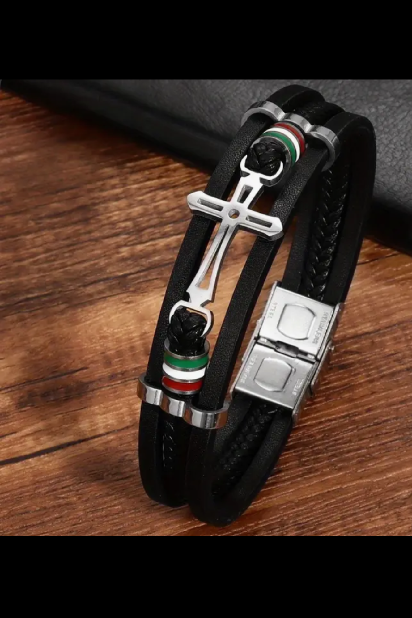 FREEDOM IN FAITH CROSS BRACELET