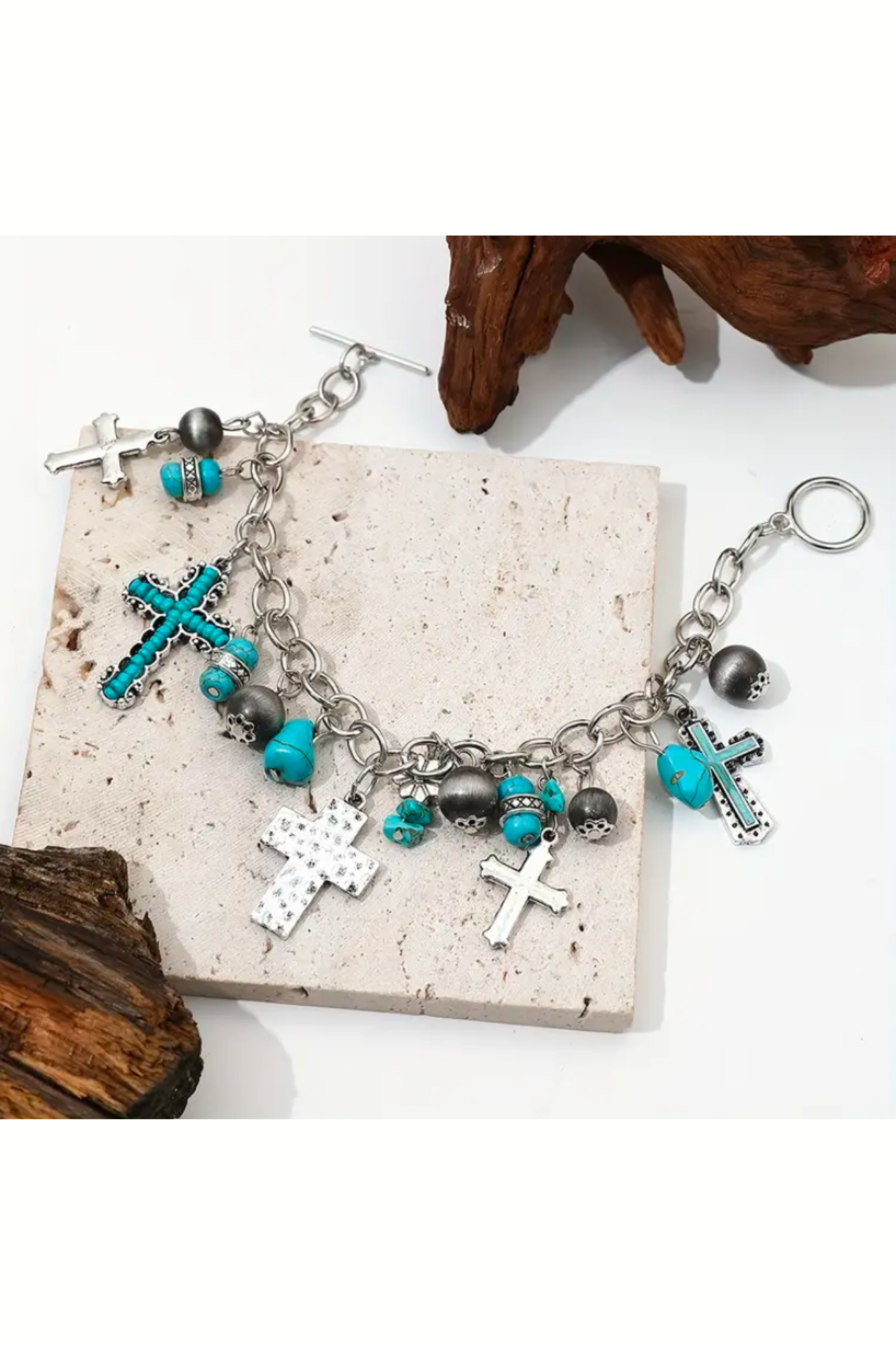 GRACEFUL CROSS BRACELET