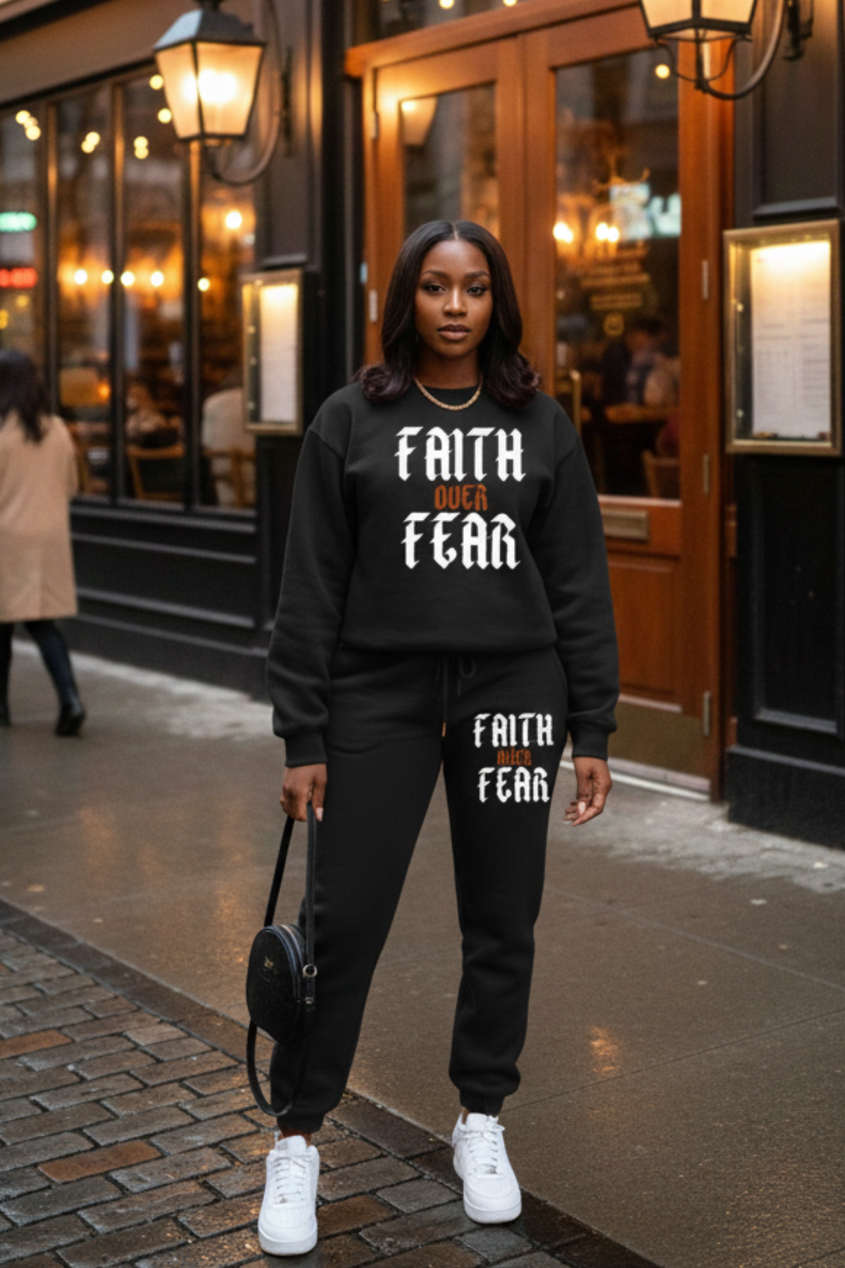 FAITH OVER FEAR SWEATSHIRT SETS