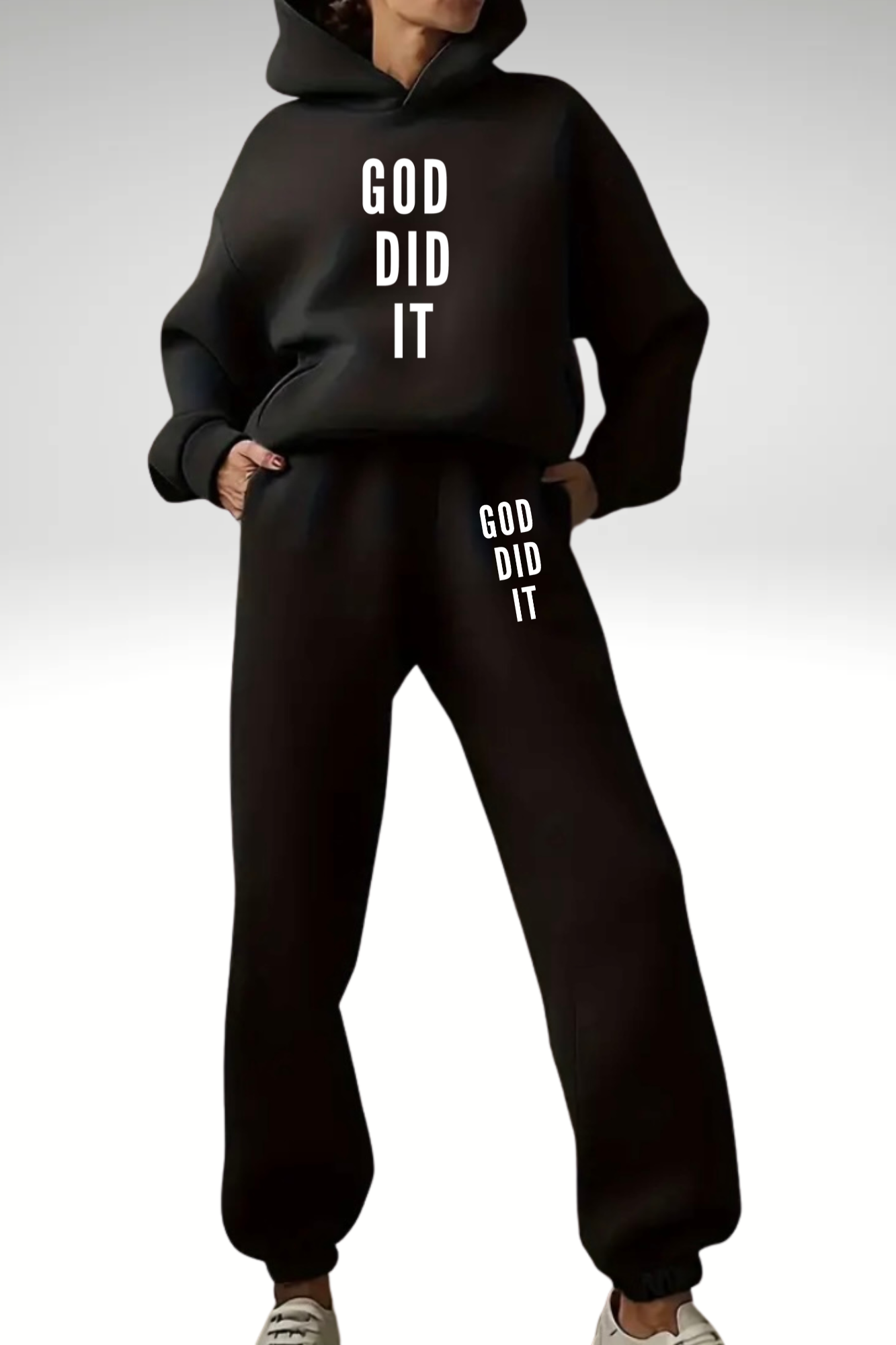 GOD DID IT SET 2 PIECE HOODIE SET