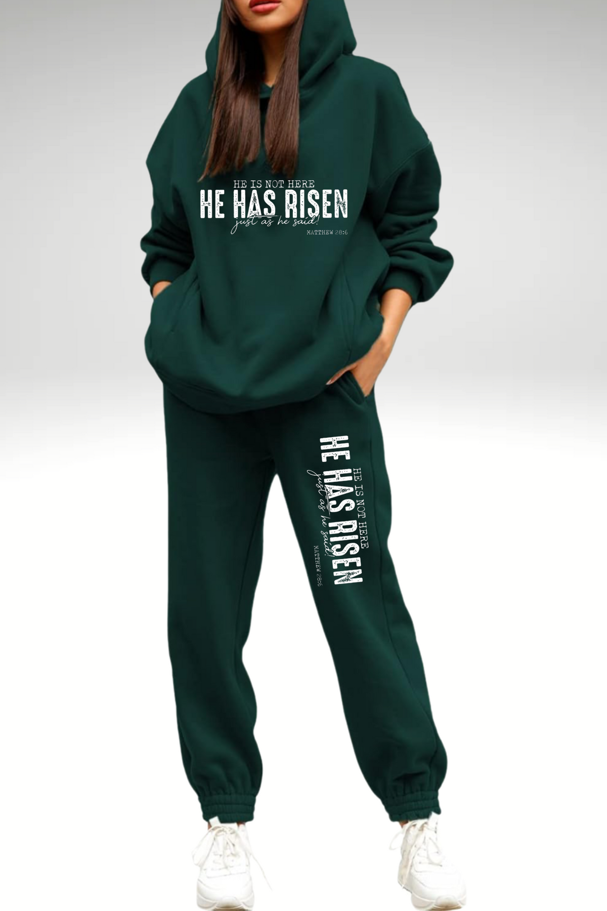 HE HAS RISEN HOODIE SETS
