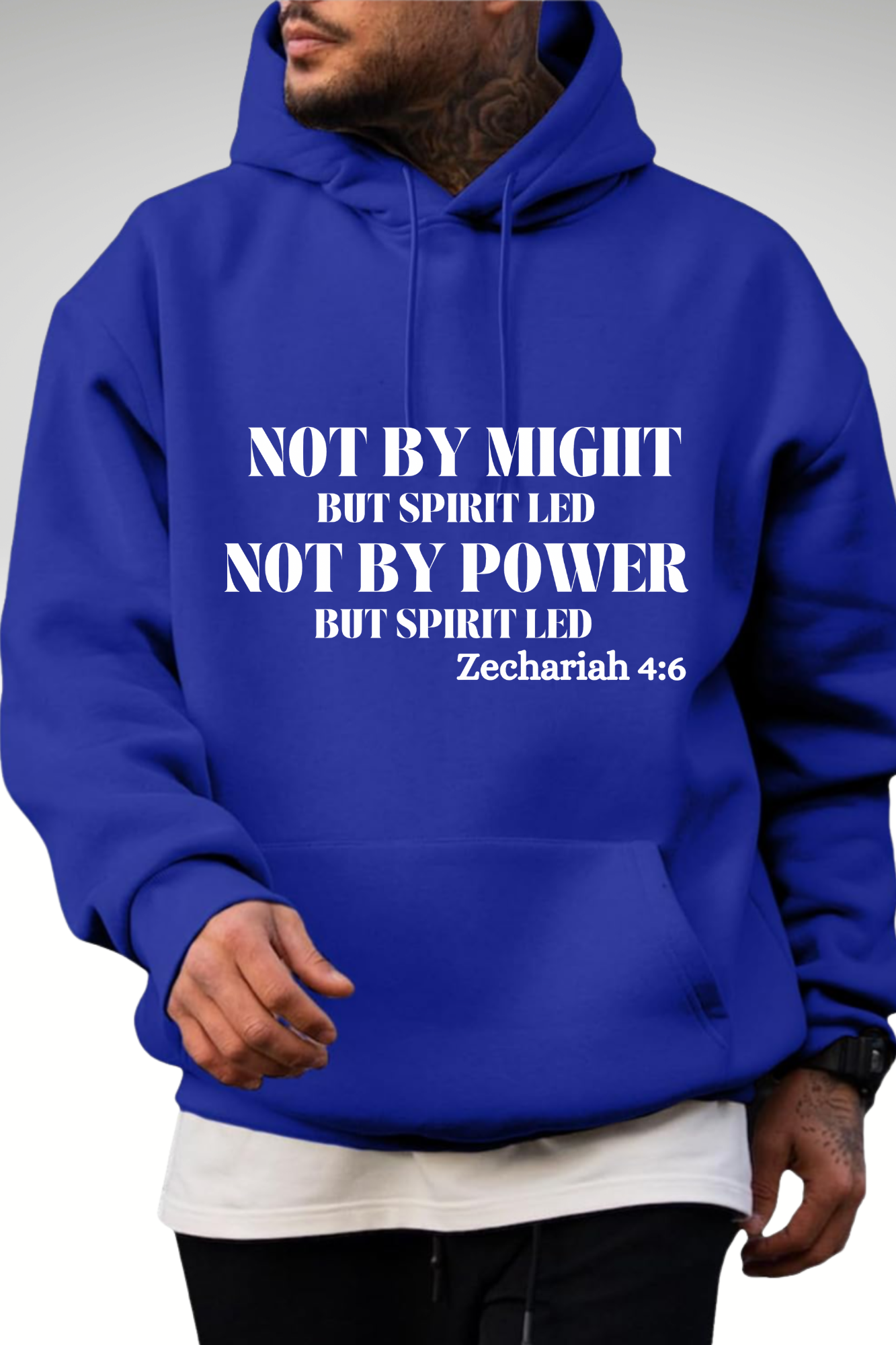NOT BY MIGHT NOT BY POWER HOODIE