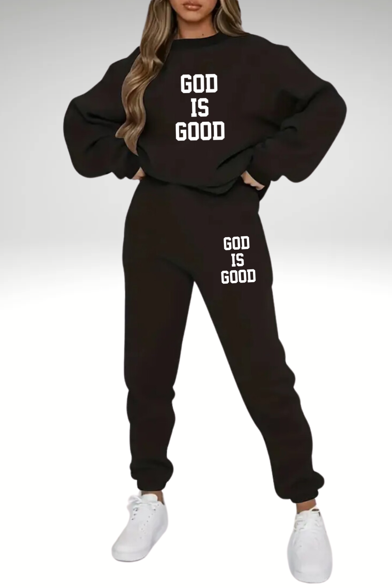 GOD IS GOOD SWEATSHIRT SET