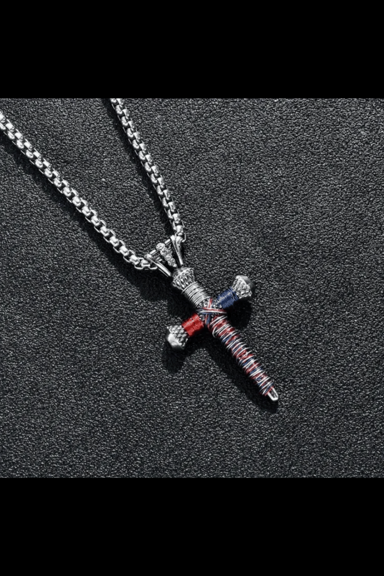 REDEEMED & RESTORED RUSTIC WIRED CROSS NECKLACE