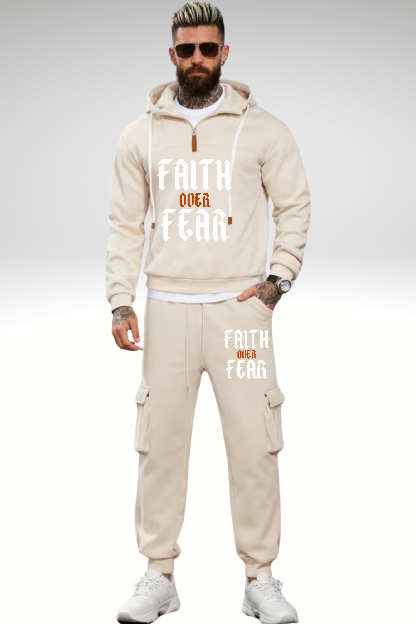 FAITH OVER FEAR HOODIE SETS