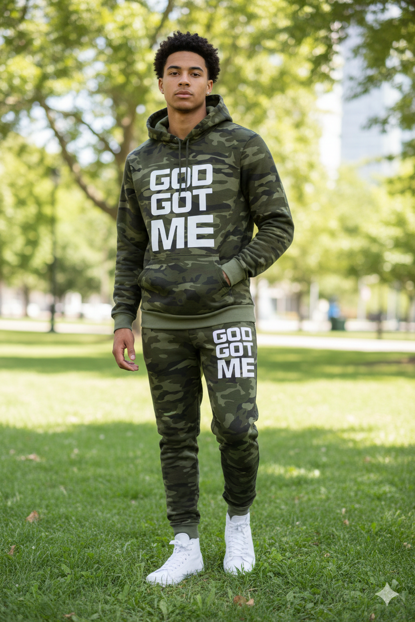 GOD GOT ME CAMO SETS